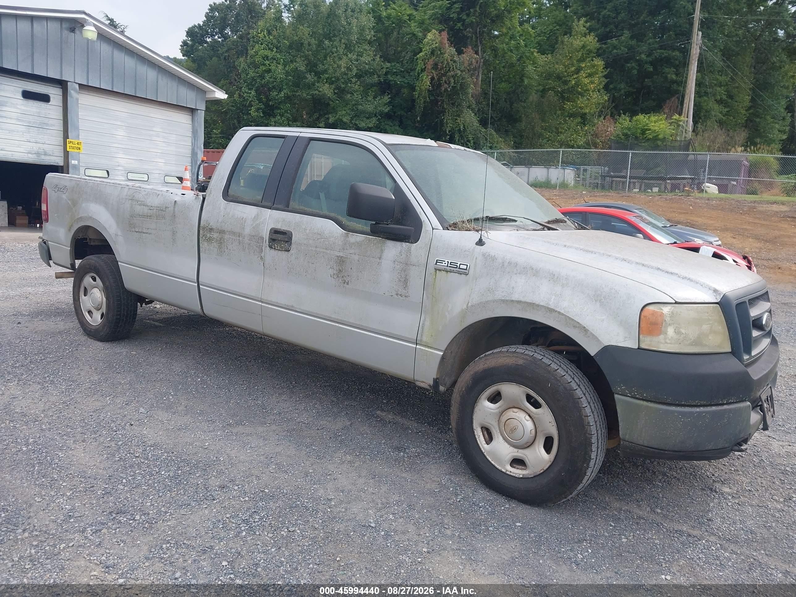 2005 Ford F-150 Fx4/lariat/xl/xlt Silver vin: 1FTVX14575NB22944
