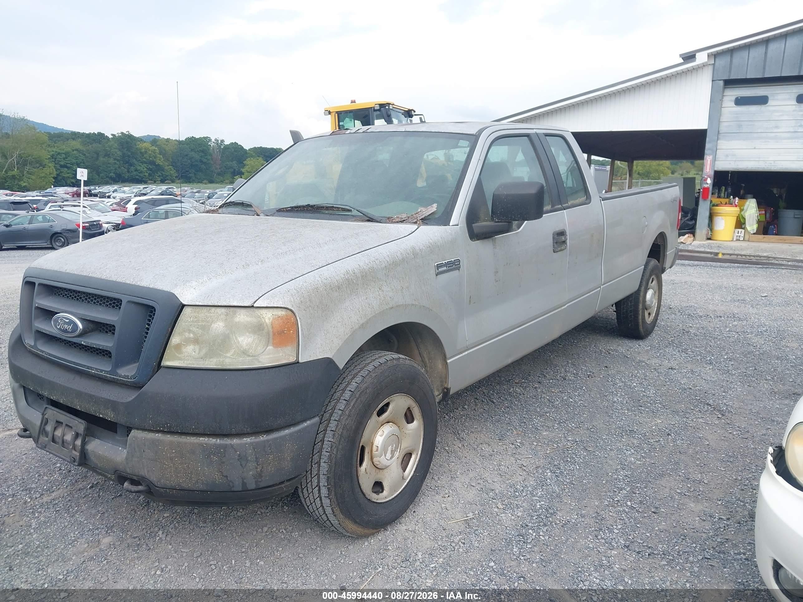 2005 Ford F-150 Fx4/lariat/xl/xlt Silver vin: 1FTVX14575NB22944