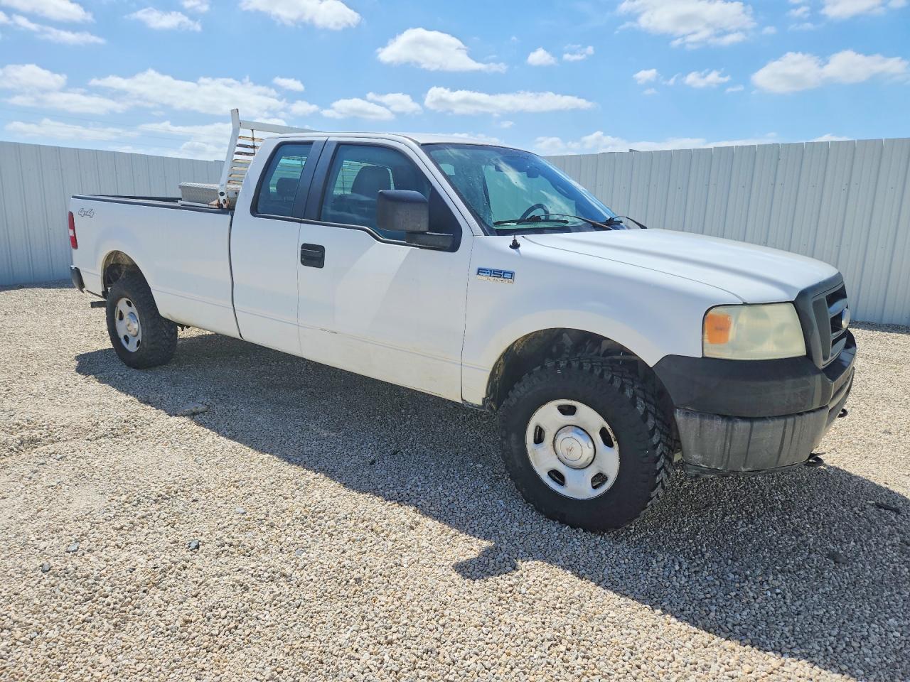 2007 Ford F150 White vin: 1FTVX14577NA37069
