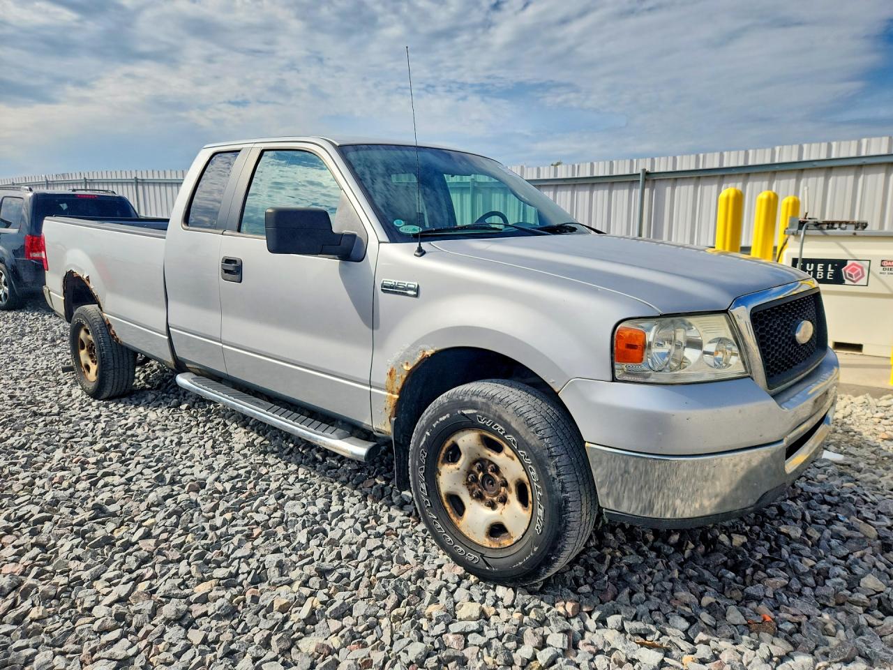 2007 Ford F150 Silver vin: 1FTVX14577NA48413