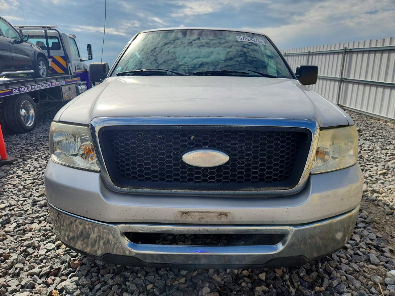 2007 Ford F150 Silver vin: 1FTVX14577NA48413