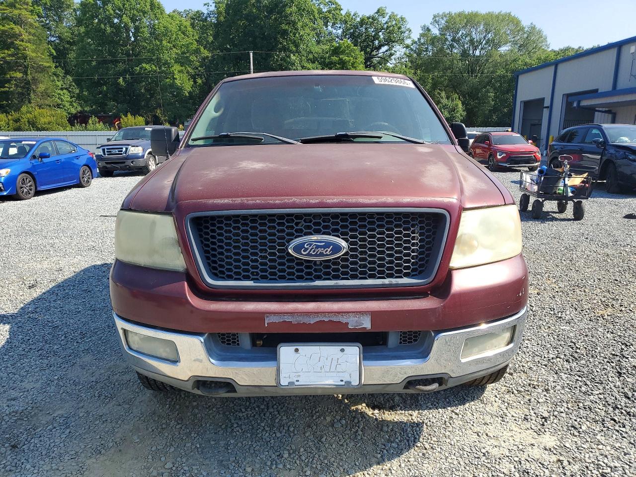 2004 Ford F150 Burgundy vin: 1FTVX14594NB21115