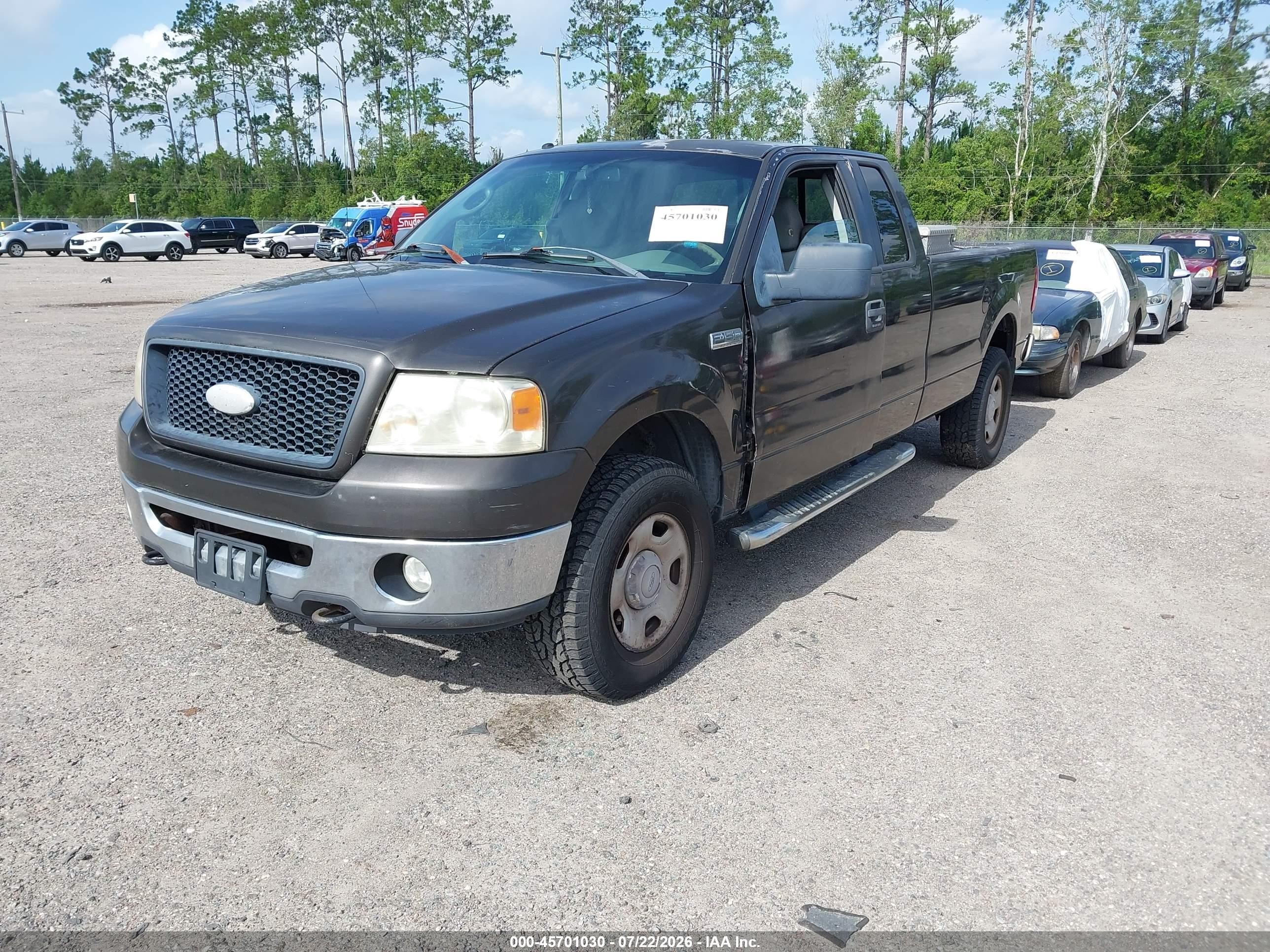 2006 Ford F-150 Fx4/lariat/xl/xlt Brown vin: 1FTVX145X6NA66922