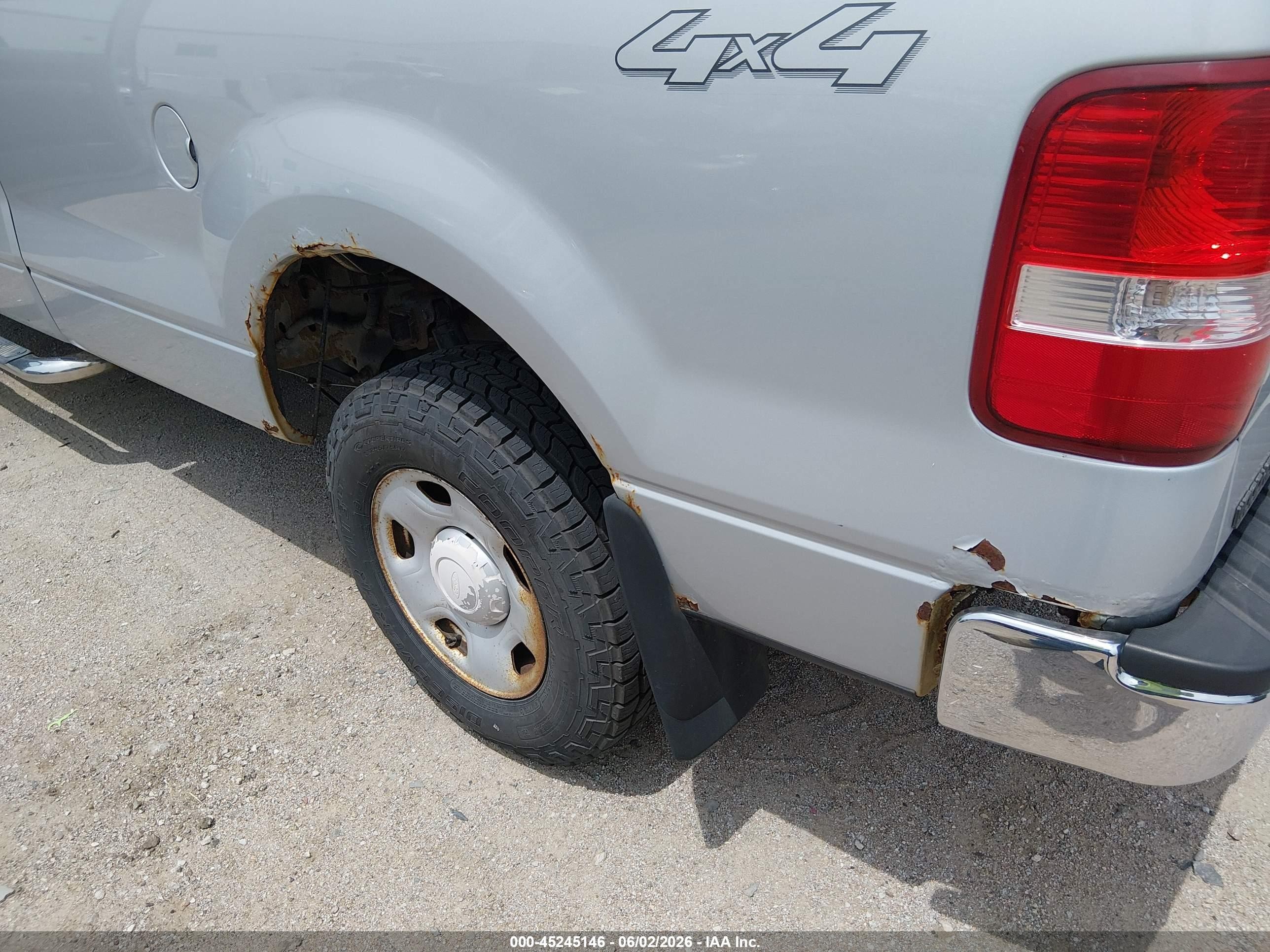 2006 Ford F-150 Fx4/lariat/xl/xlt Silver vin: 1FTVX145X6NB68902