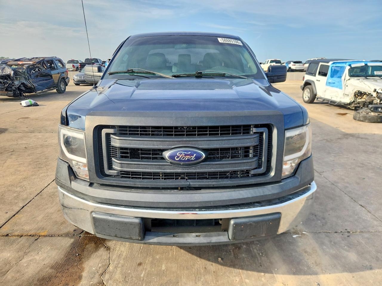 2013 Ford F150 Super Cab Синий vin: 1FTVX1CF5DKD00067
