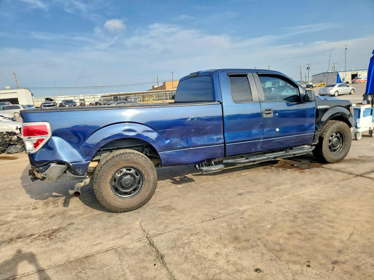 2013 Ford F150 Super Cab Синий vin: 1FTVX1CF5DKD00067