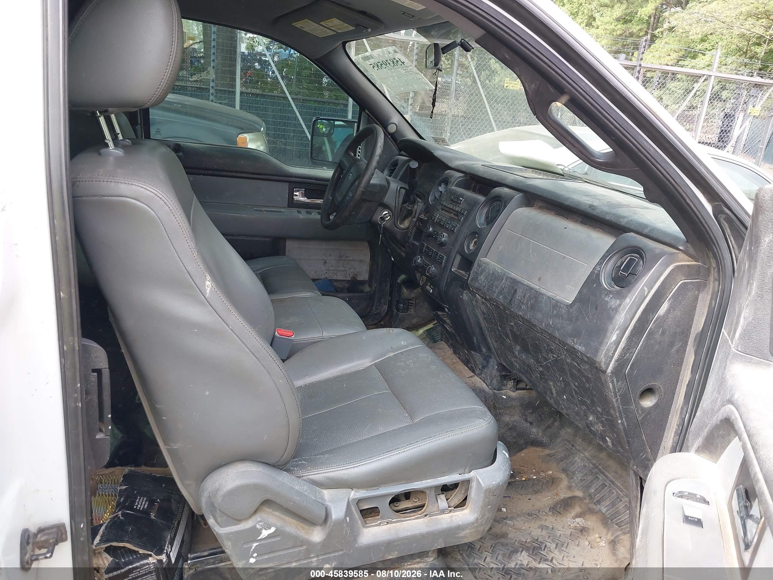 2014 Ford F-150 Xl White vin: 1FTVX1CFXEKF27448