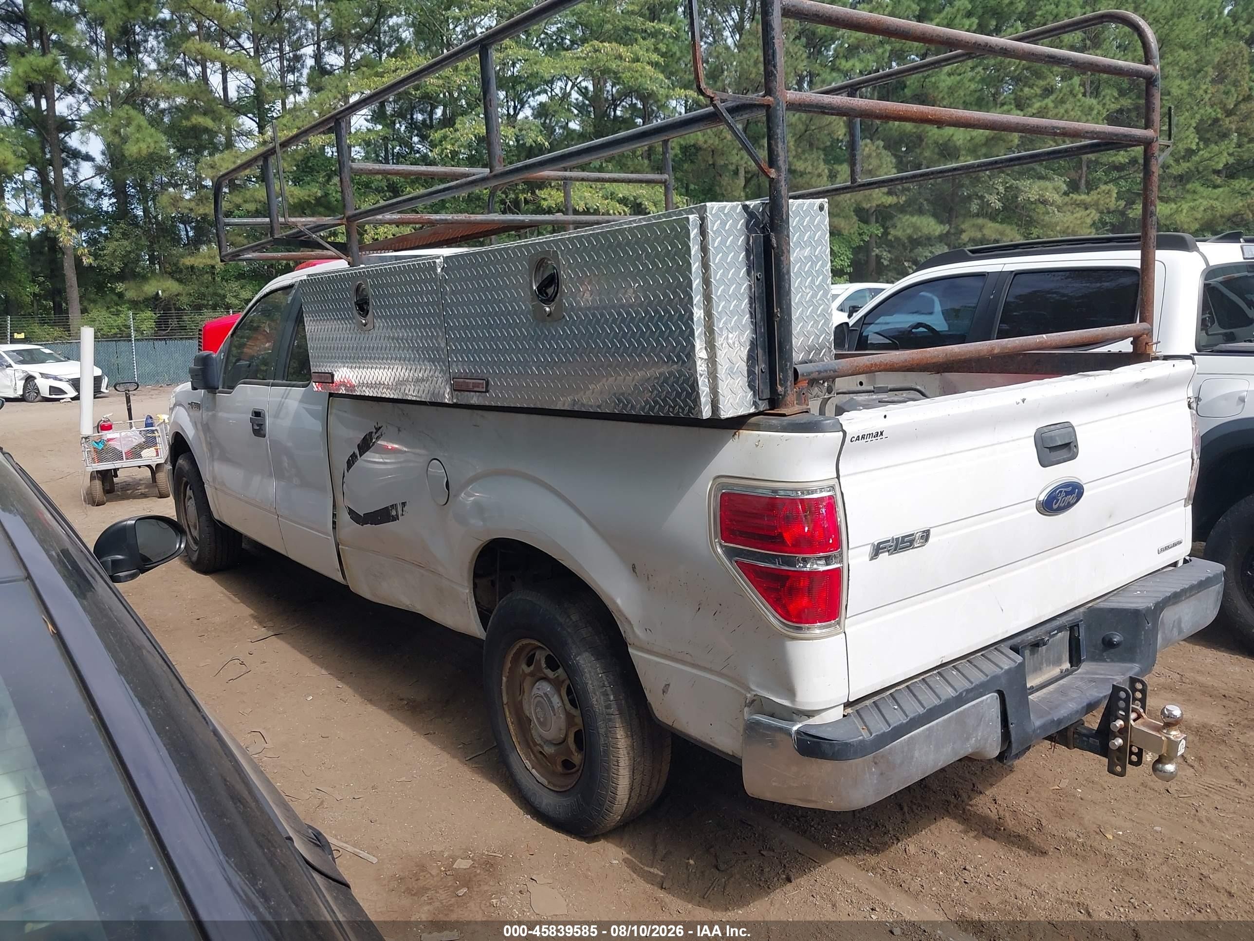 2014 Ford F-150 Xl White vin: 1FTVX1CFXEKF27448