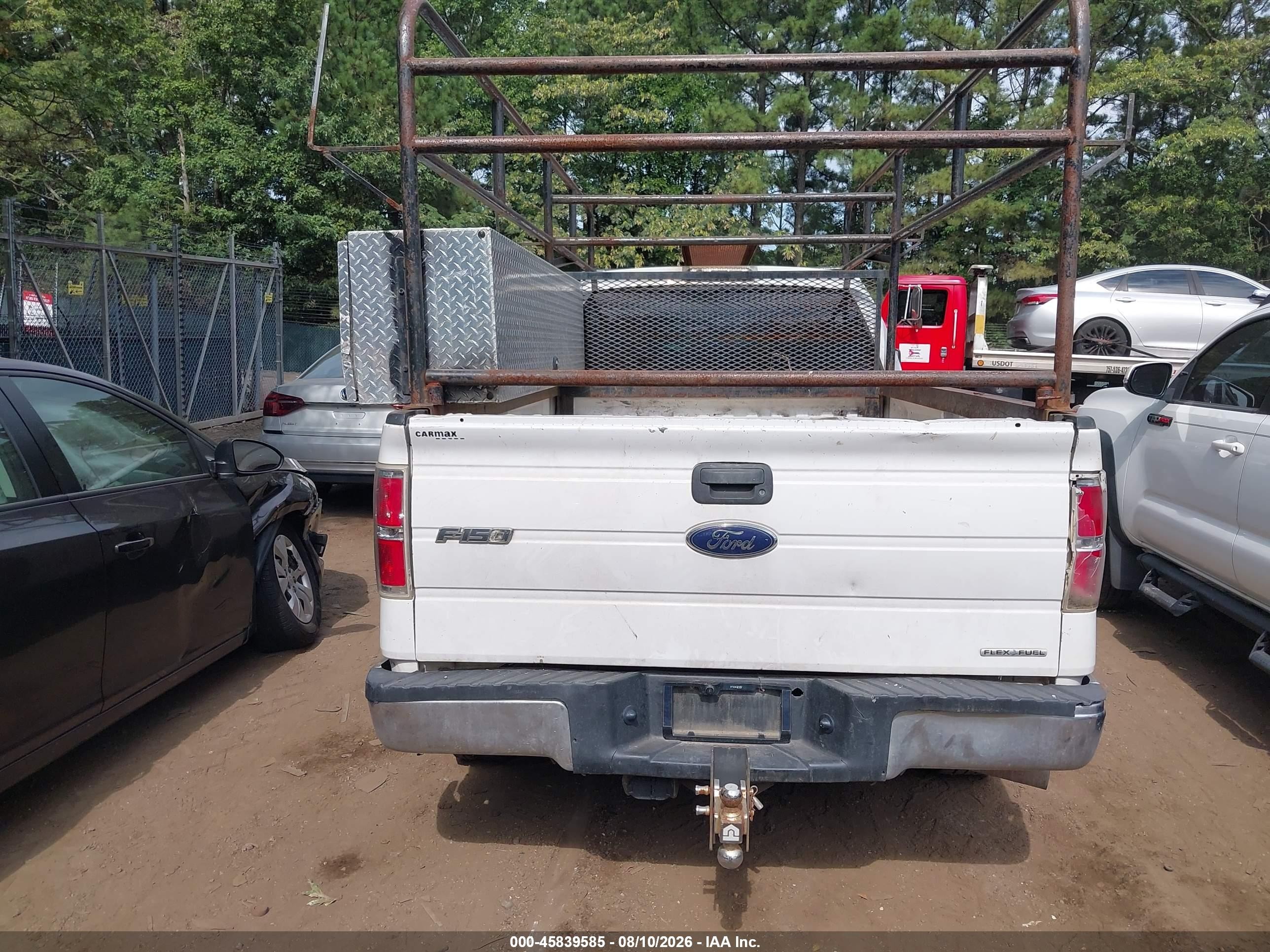2014 Ford F-150 Xl White vin: 1FTVX1CFXEKF27448