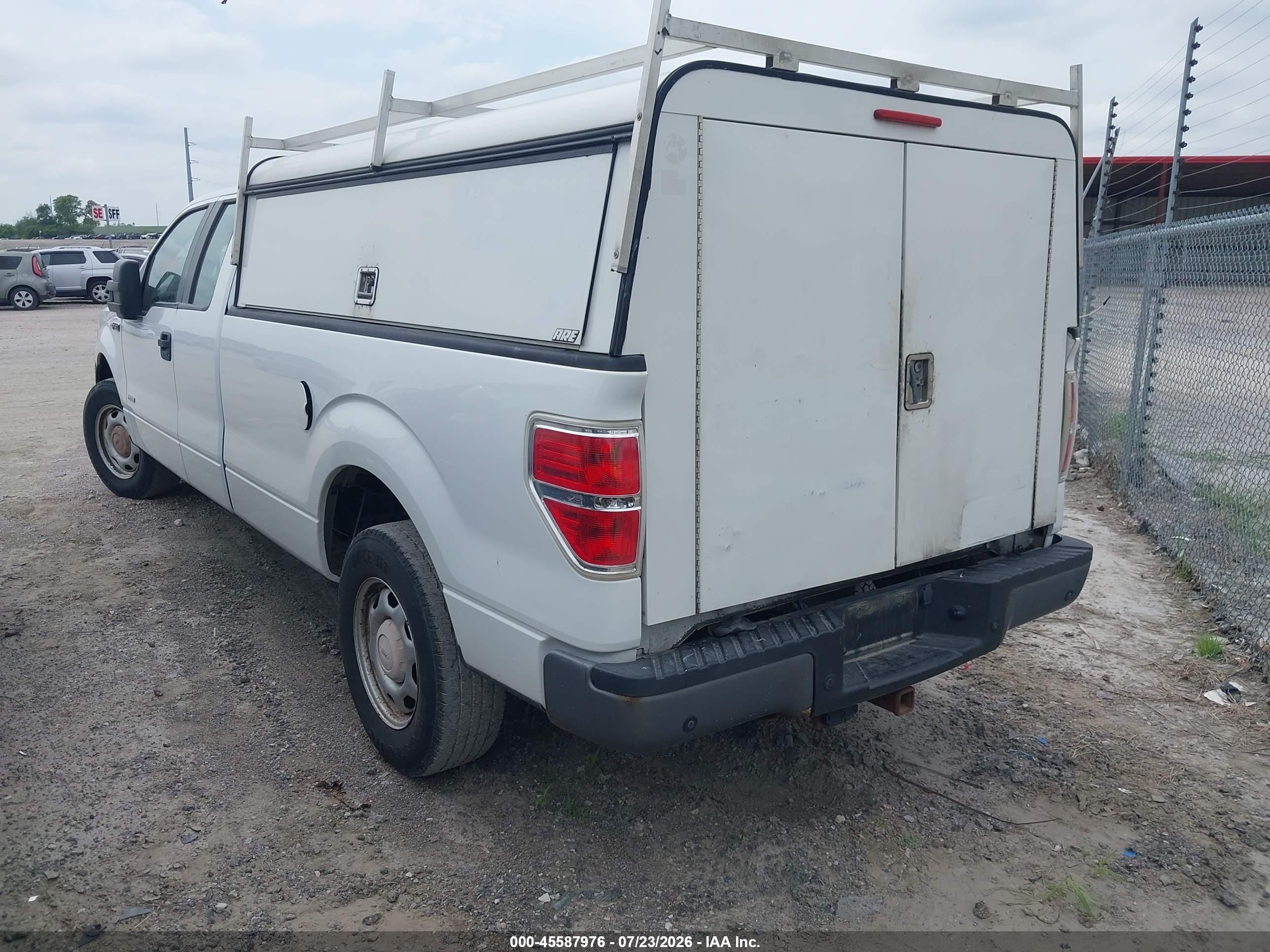 2014 Ford F-150 Xl White vin: 1FTVX1CT3EKD70285