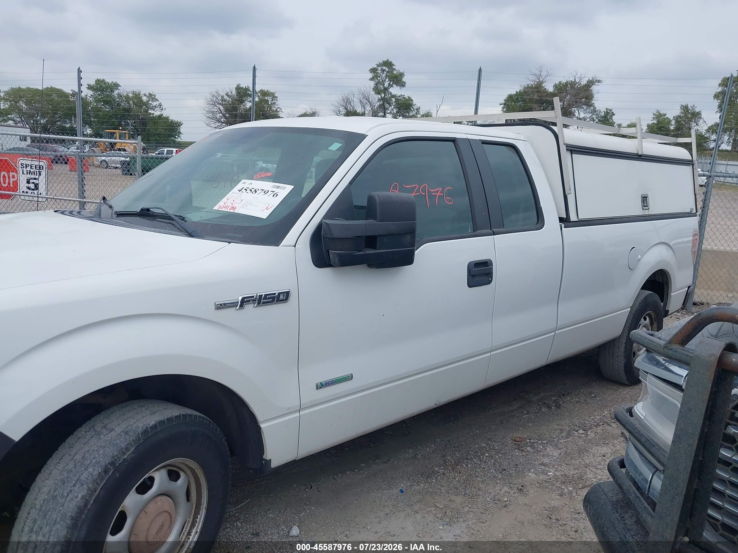 2014 Ford F-150 Xl White vin: 1FTVX1CT3EKD70285