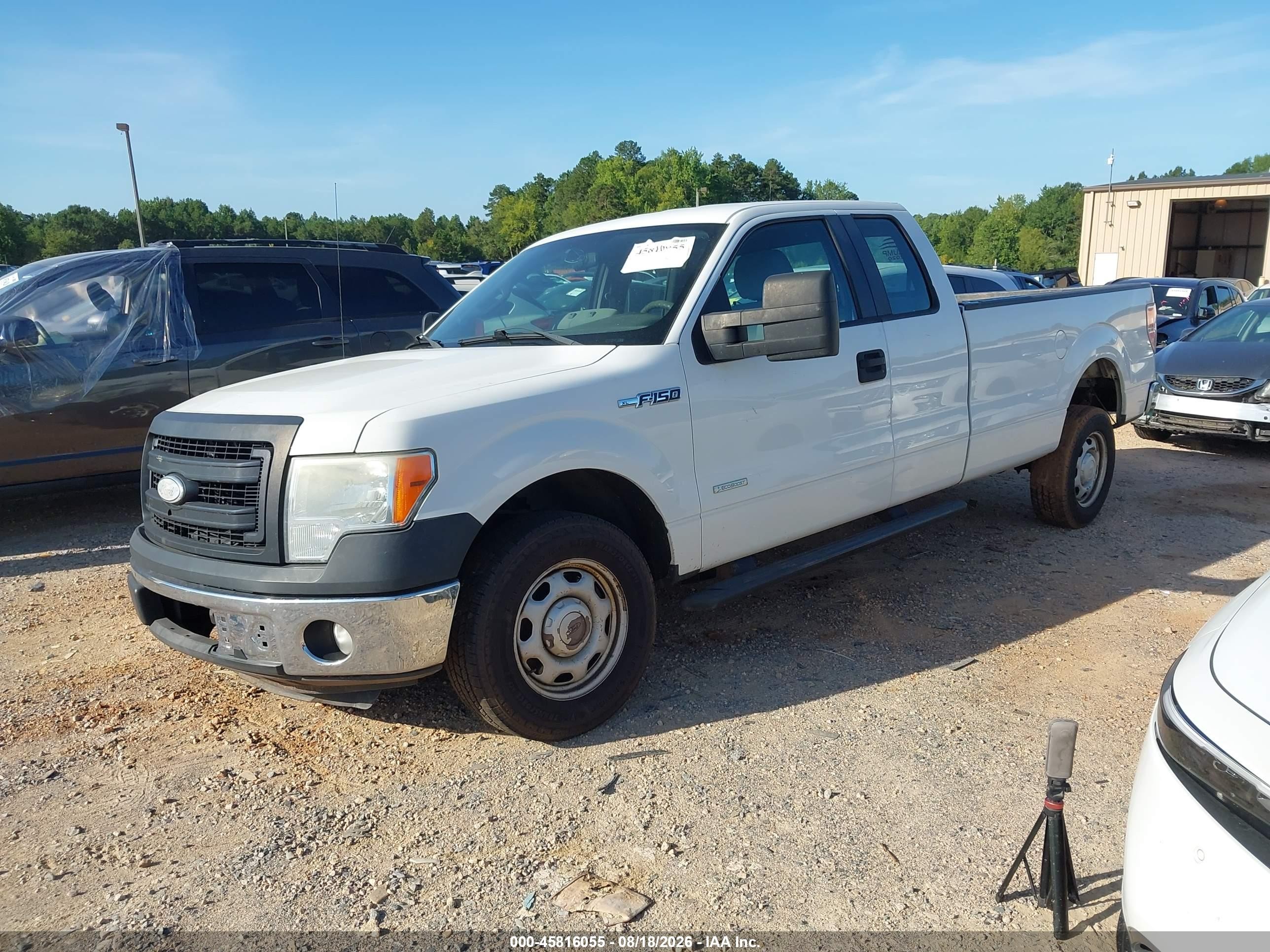 2013 Ford F-150 Xl W/hd Payload Pkg White vin: 1FTVX1CT8DKE18930