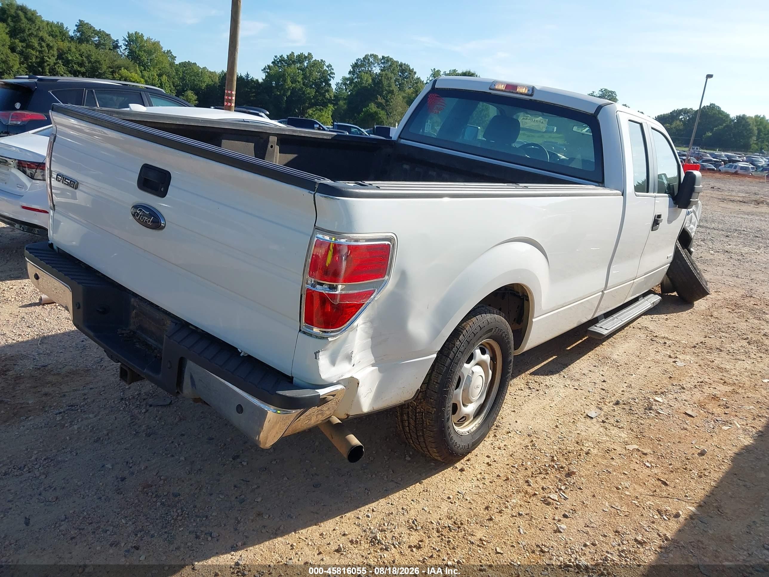 2013 Ford F-150 Xl W/hd Payload Pkg White vin: 1FTVX1CT8DKE18930