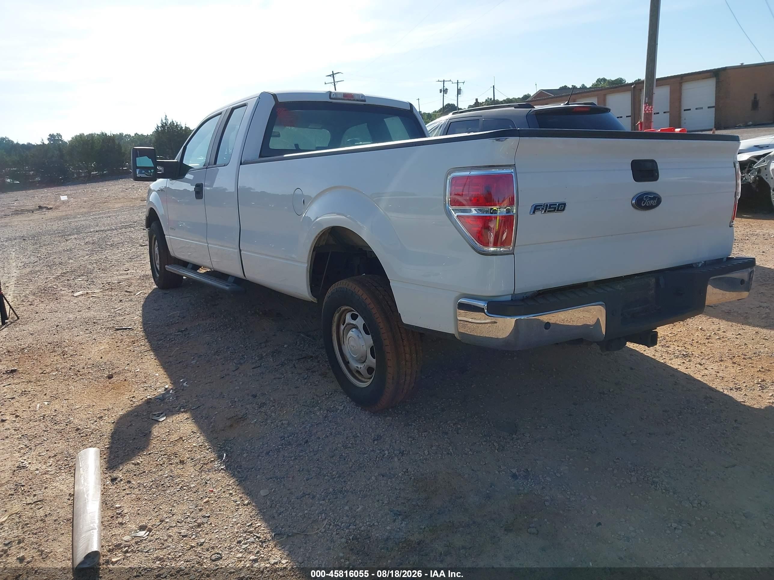 2013 Ford F-150 Xl W/hd Payload Pkg White vin: 1FTVX1CT8DKE18930