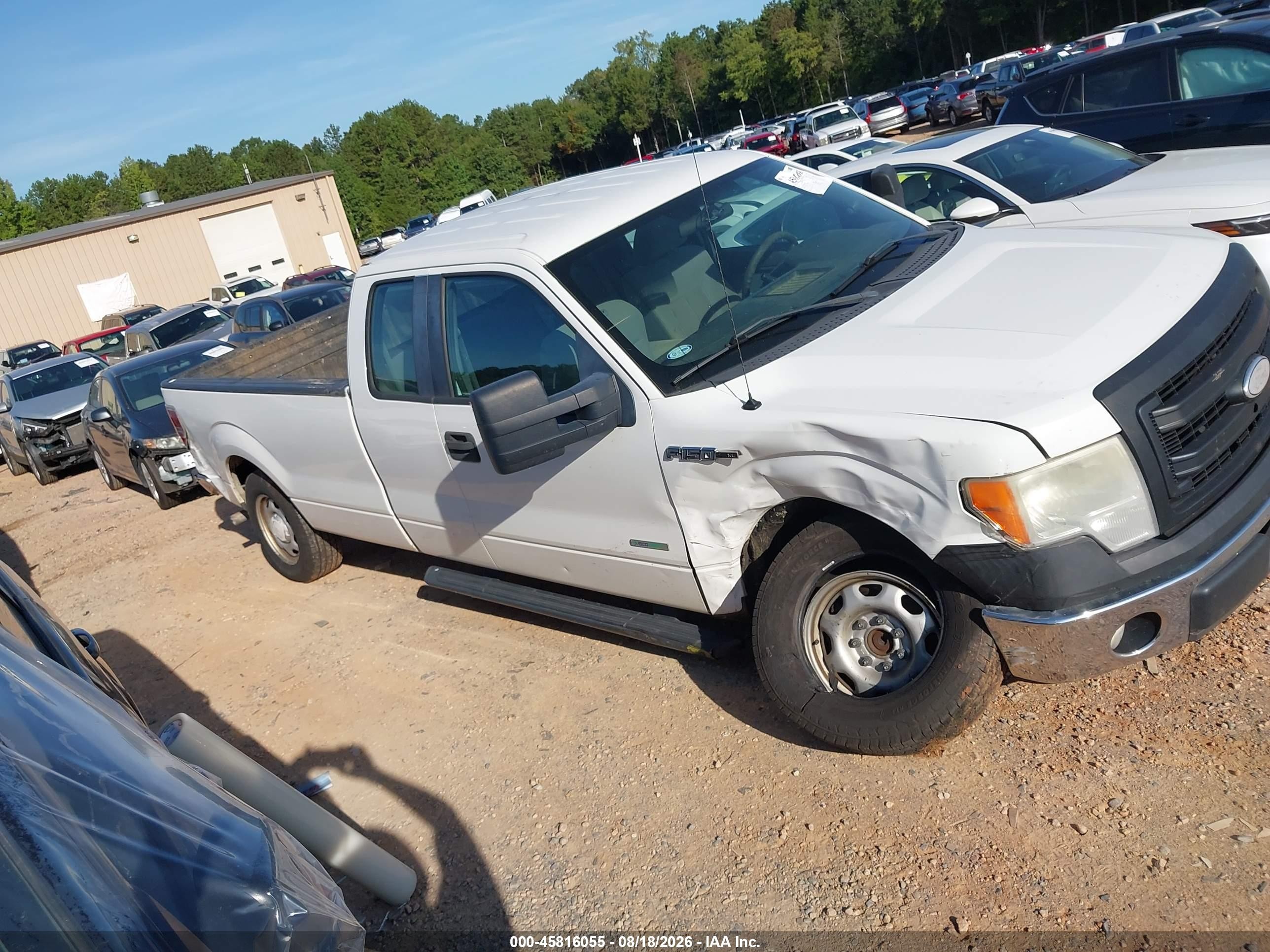 2013 Ford F-150 Xl W/hd Payload Pkg White vin: 1FTVX1CT8DKE18930