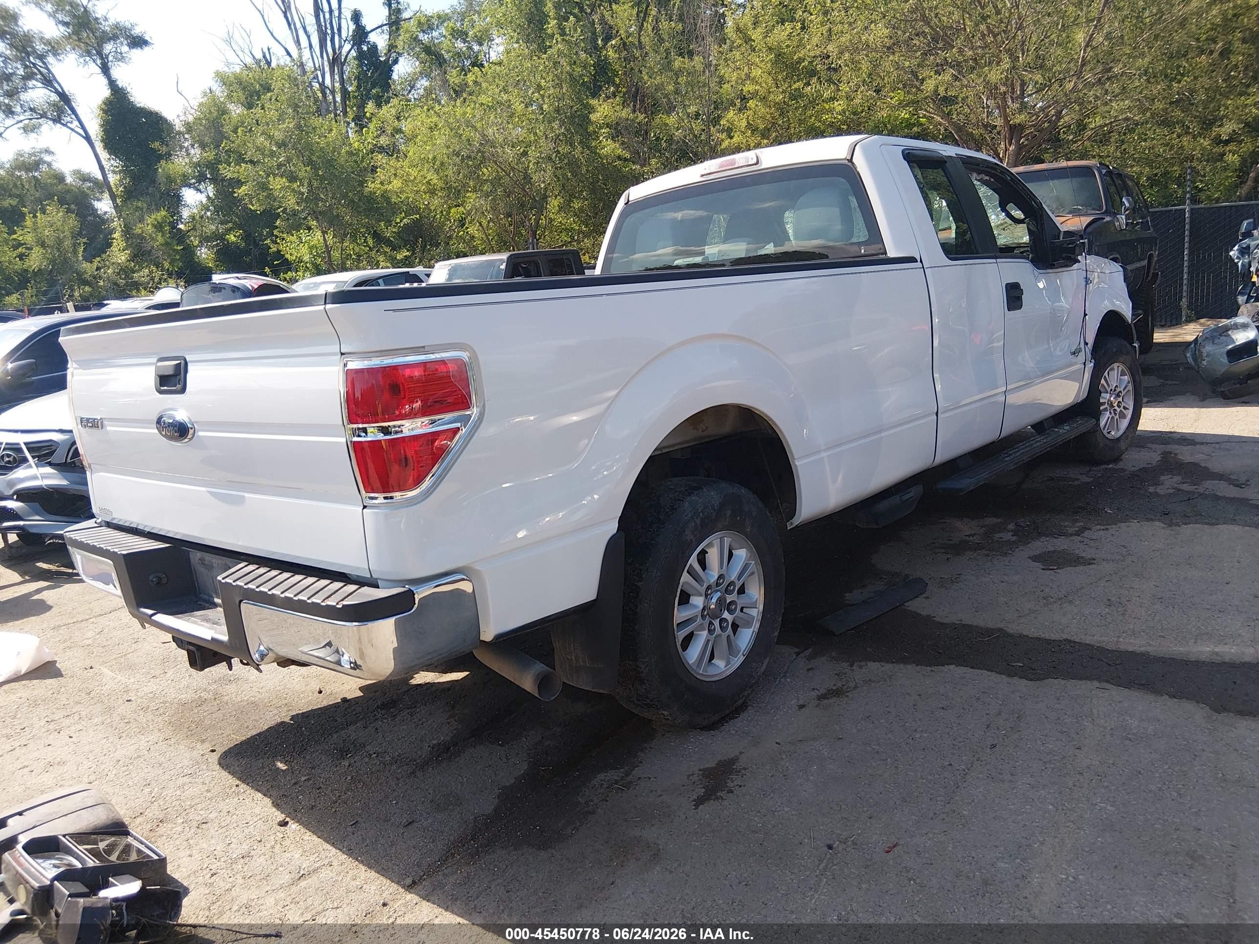 2013 Ford F-150 Xl W/hd Payload Pkg White vin: 1FTVX1CT8DKF42082