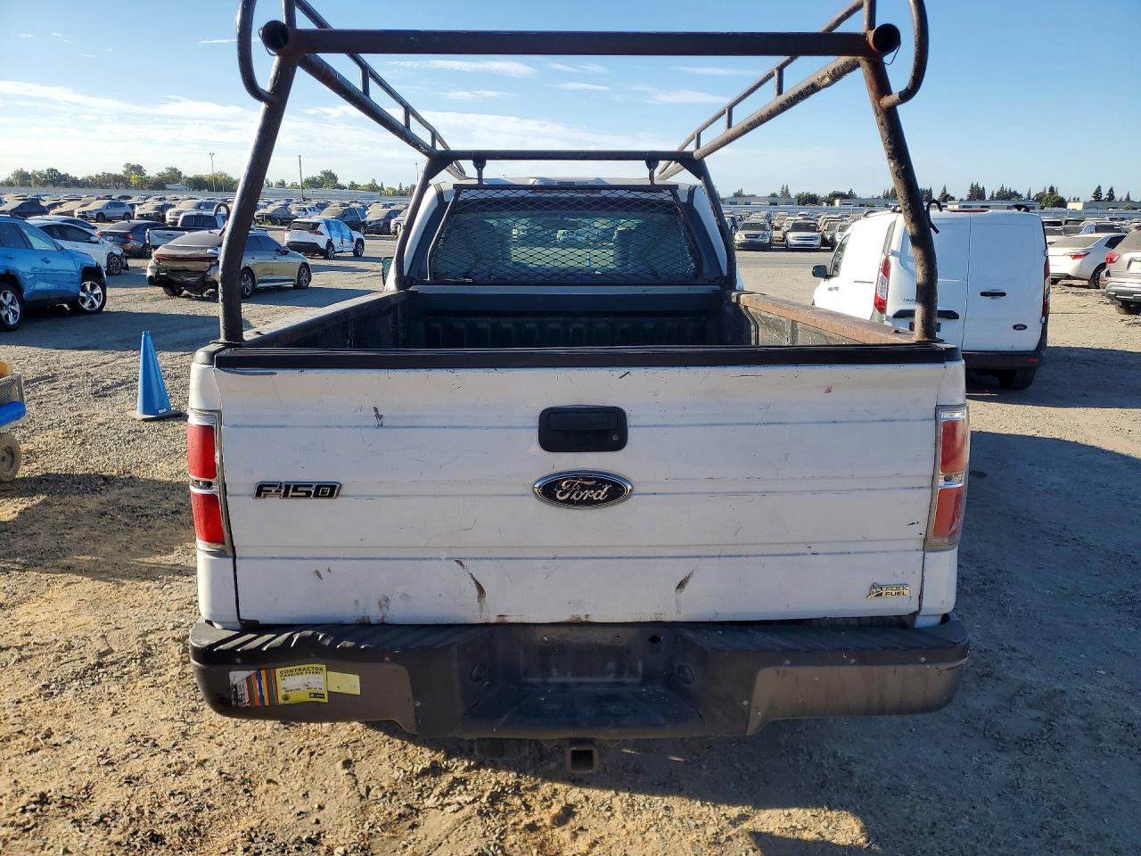2010 Ford F150 Super Cab White vin: 1FTVX1CV2AKE47482