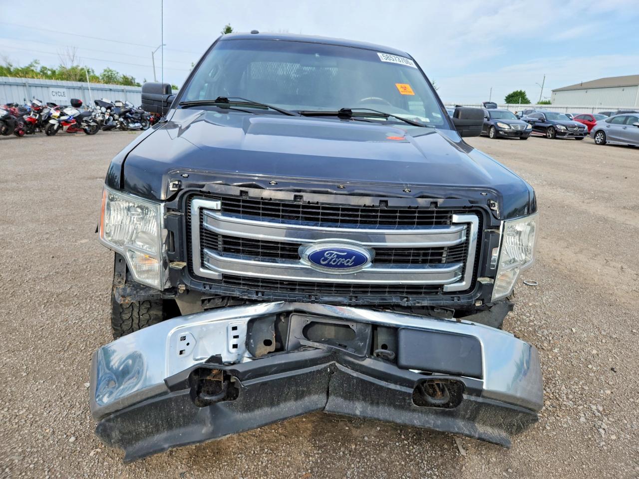 2013 Ford F150 Super Cab Black vin: 1FTVX1EF1DKE20008