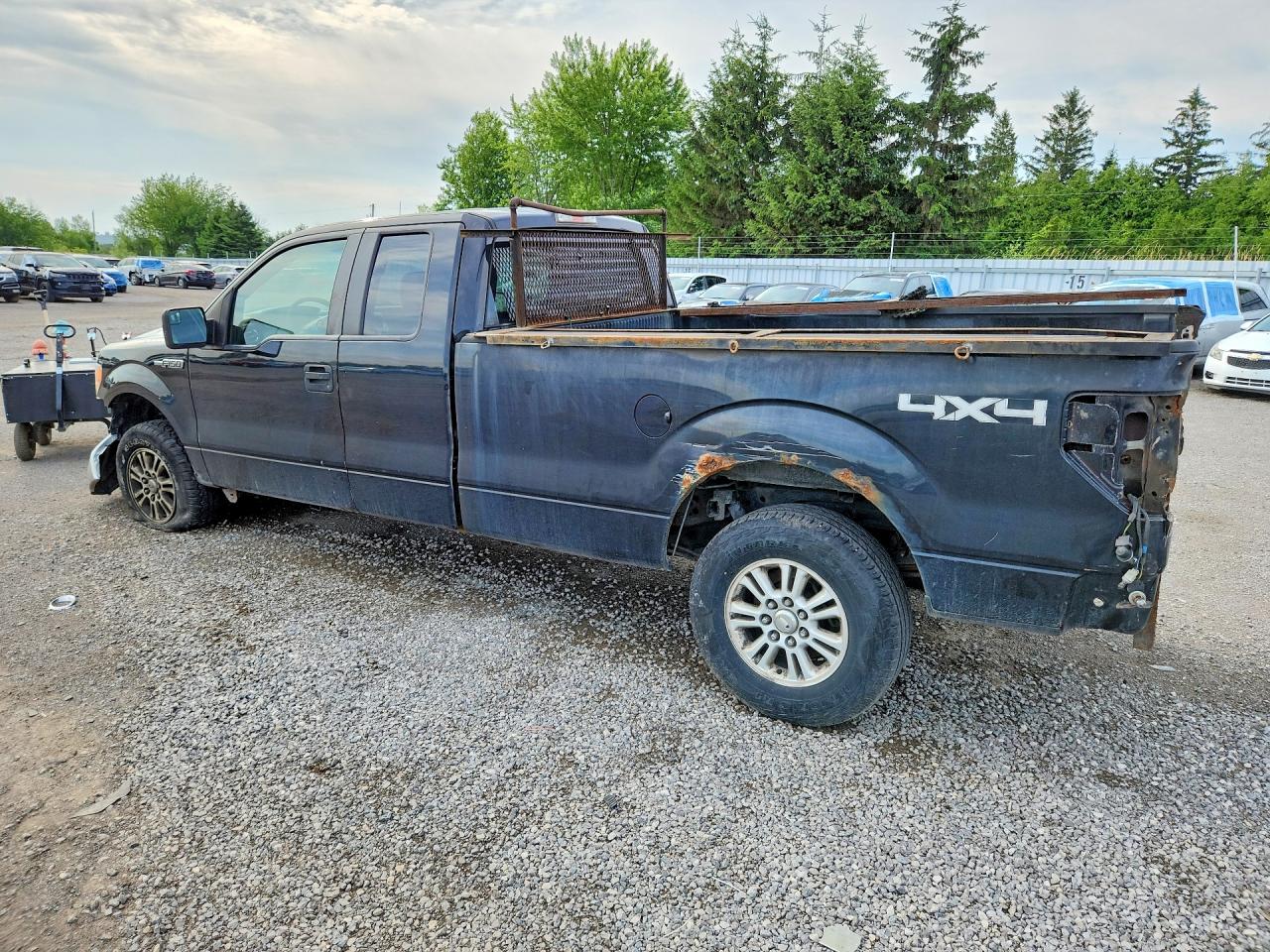 2013 Ford F150 Super Cab Black vin: 1FTVX1EF1DKE20008