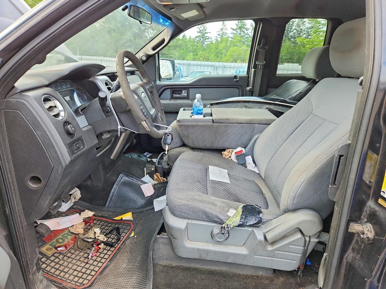 2013 Ford F150 Super Cab Black vin: 1FTVX1EF1DKE20008