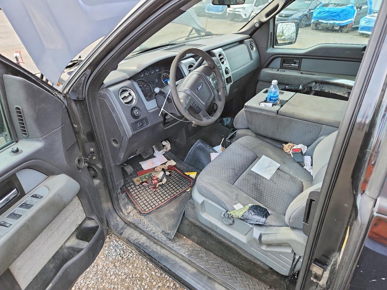 2013 Ford F150 Super Cab Black vin: 1FTVX1EF1DKE20008