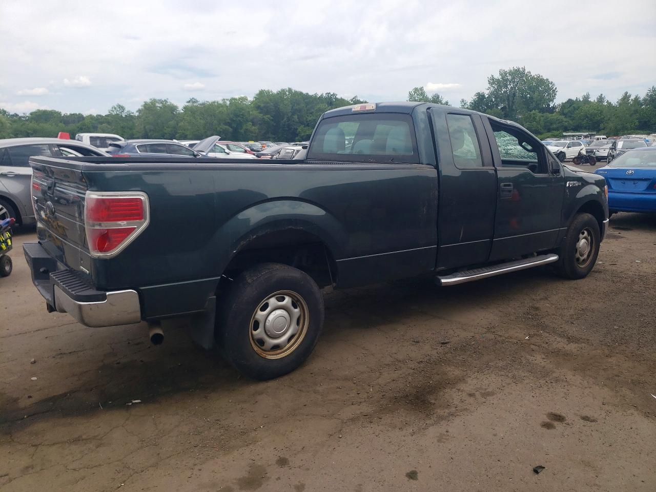 2011 Ford F150 Super Cab Green vin: 1FTVX1EF3BKE06480