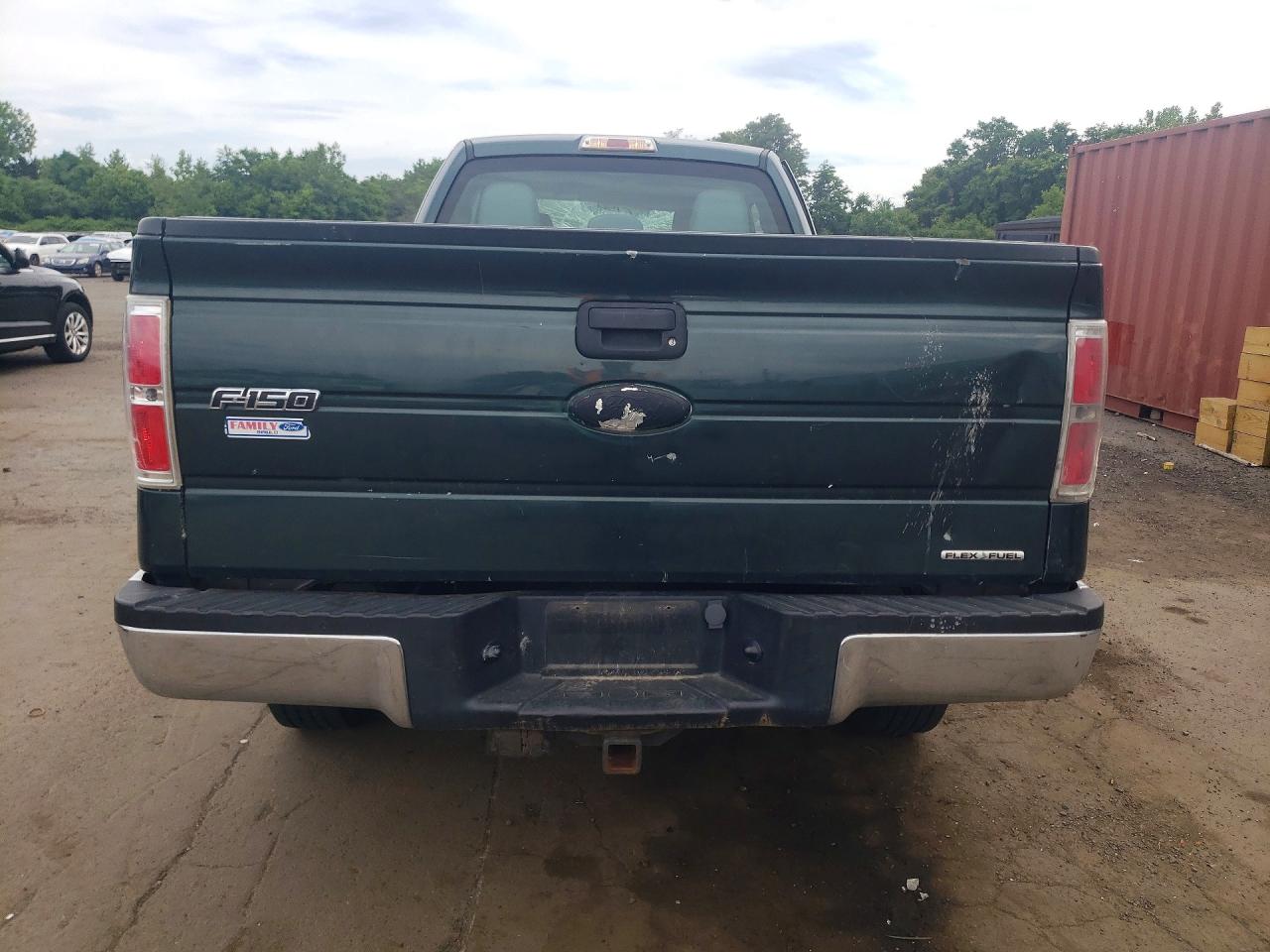 2011 Ford F150 Super Cab Green vin: 1FTVX1EF3BKE06480