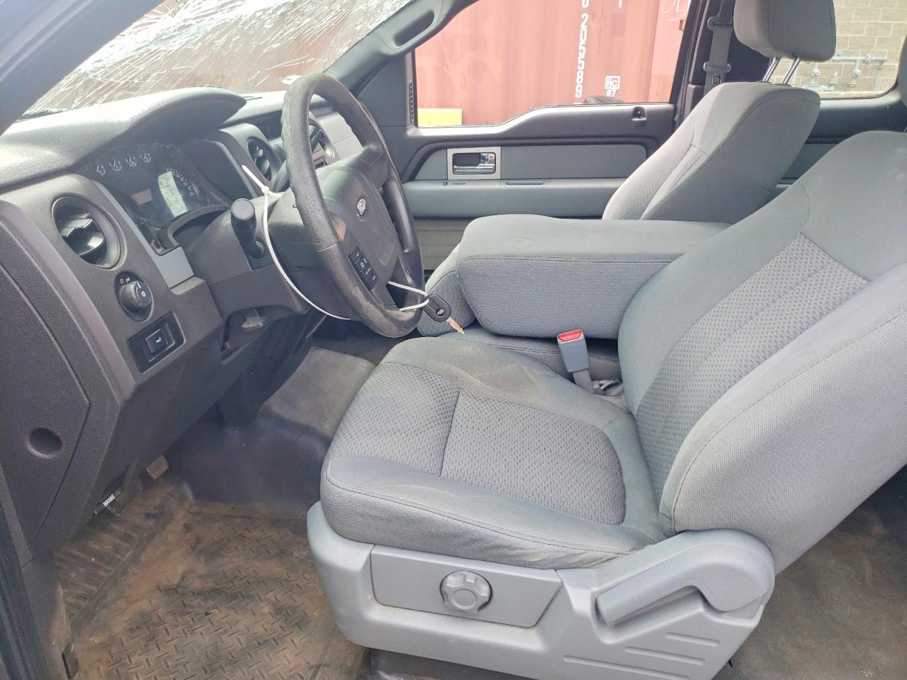 2011 Ford F150 Super Cab Green vin: 1FTVX1EF3BKE06480