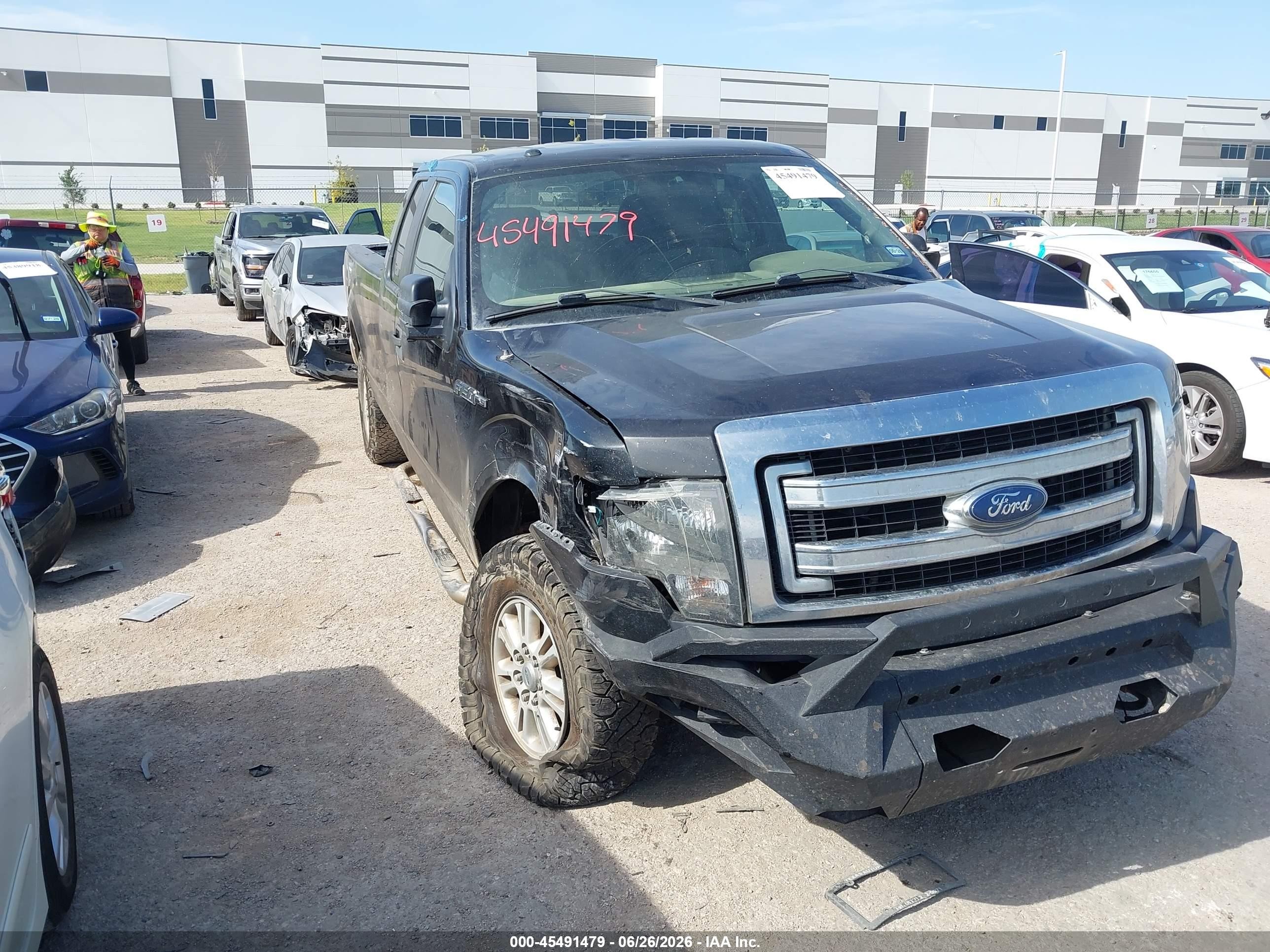2014 Ford F-150 Xlt Black vin: 1FTVX1EF6EKG53478
