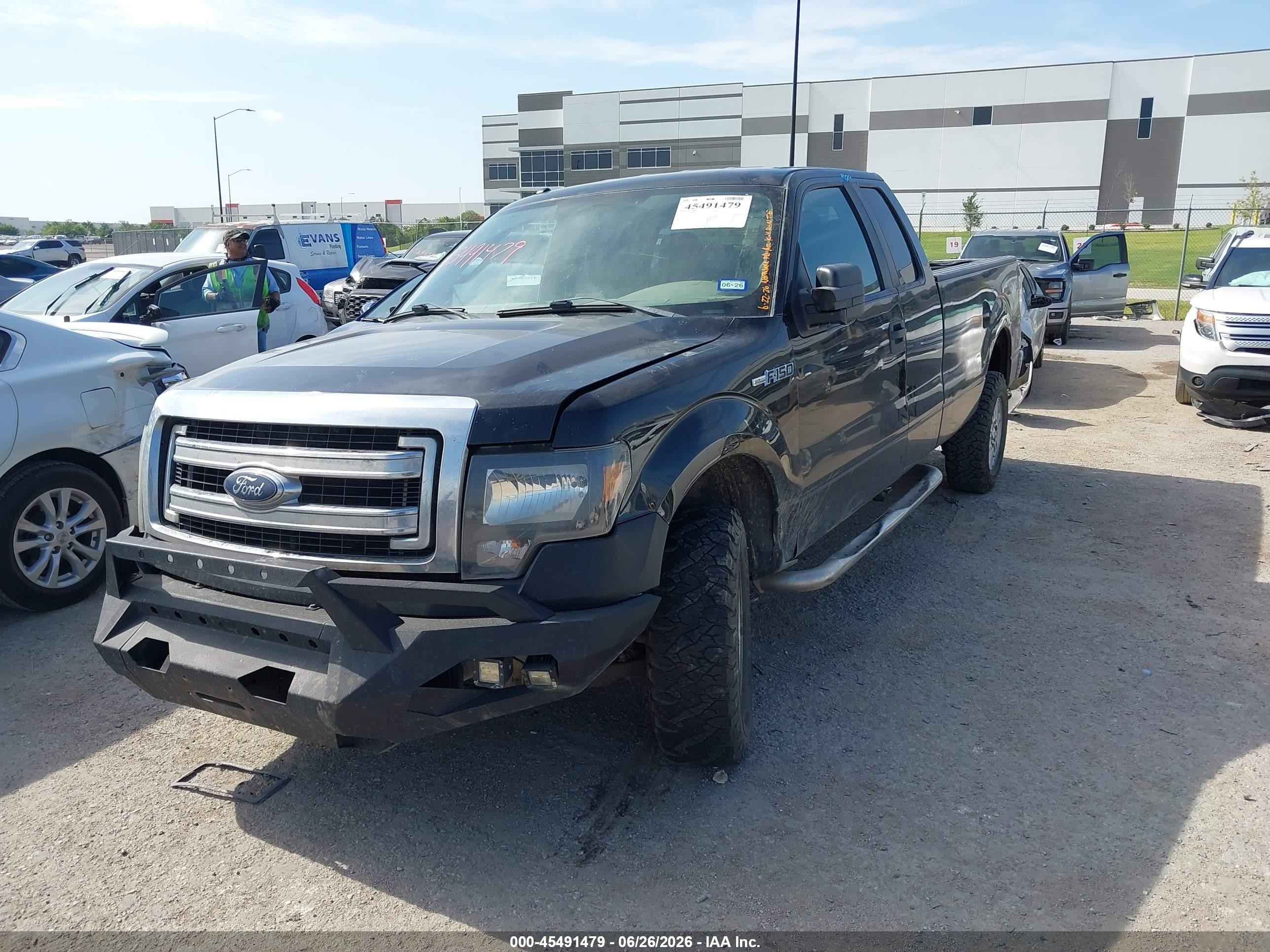2014 Ford F-150 Xlt Черный vin: 1FTVX1EF6EKG53478