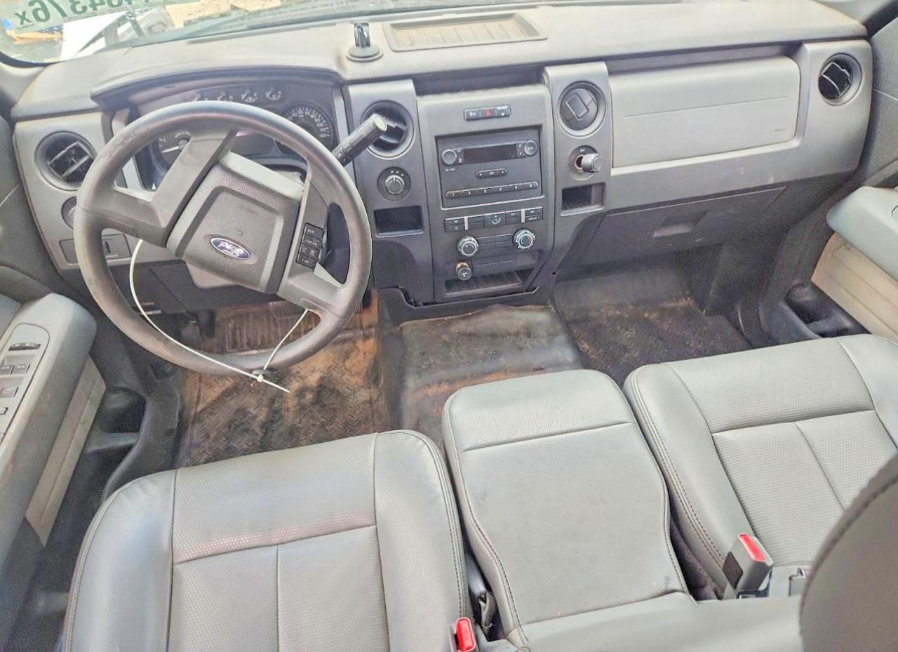 2011 Ford F150 Super Cab White vin: 1FTVX1EFXBKD63093