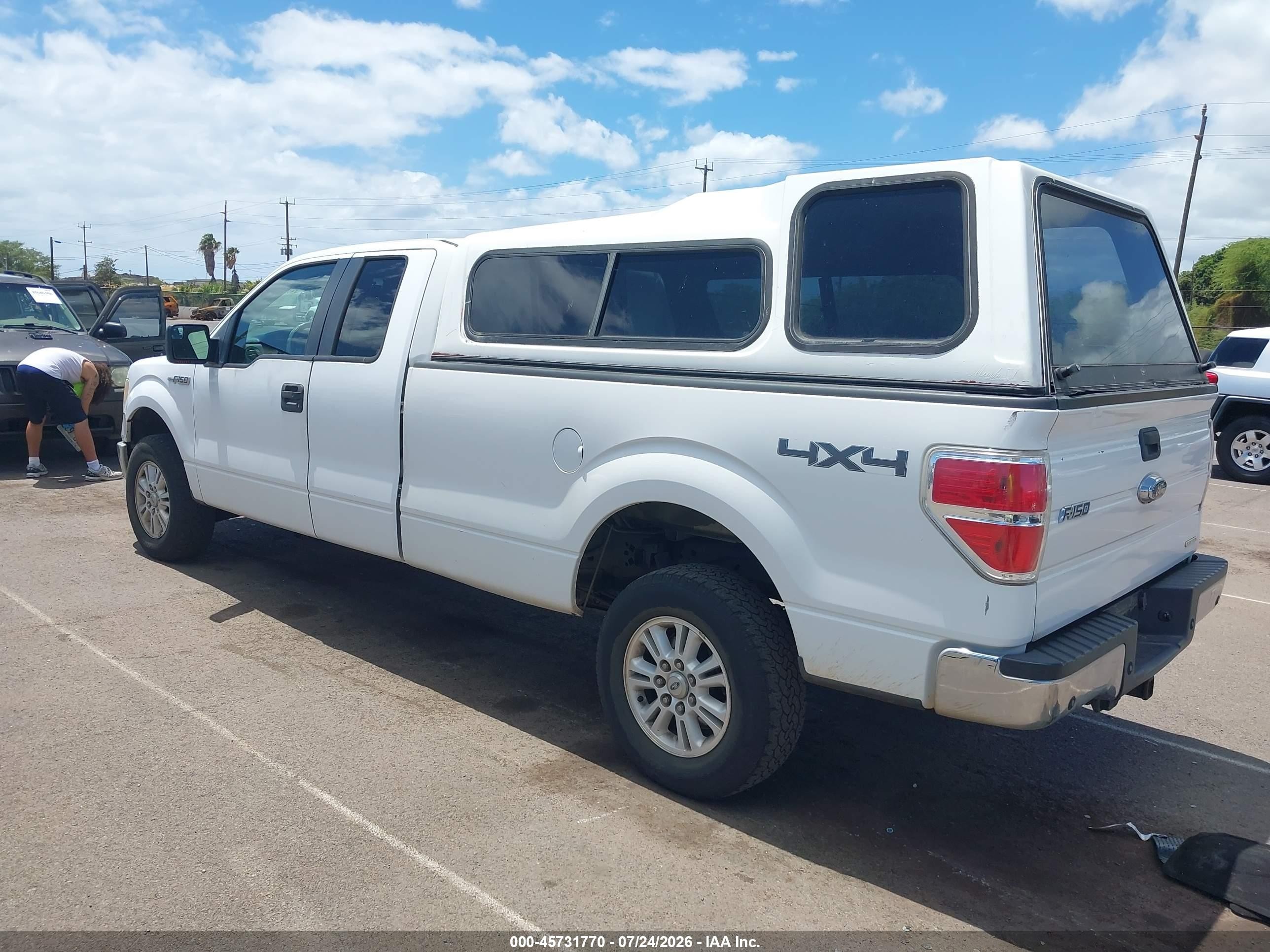 2012 Ford F-150 Xlt W/hd Payload Pkg White vin: 1FTVX1EFXCKD82986