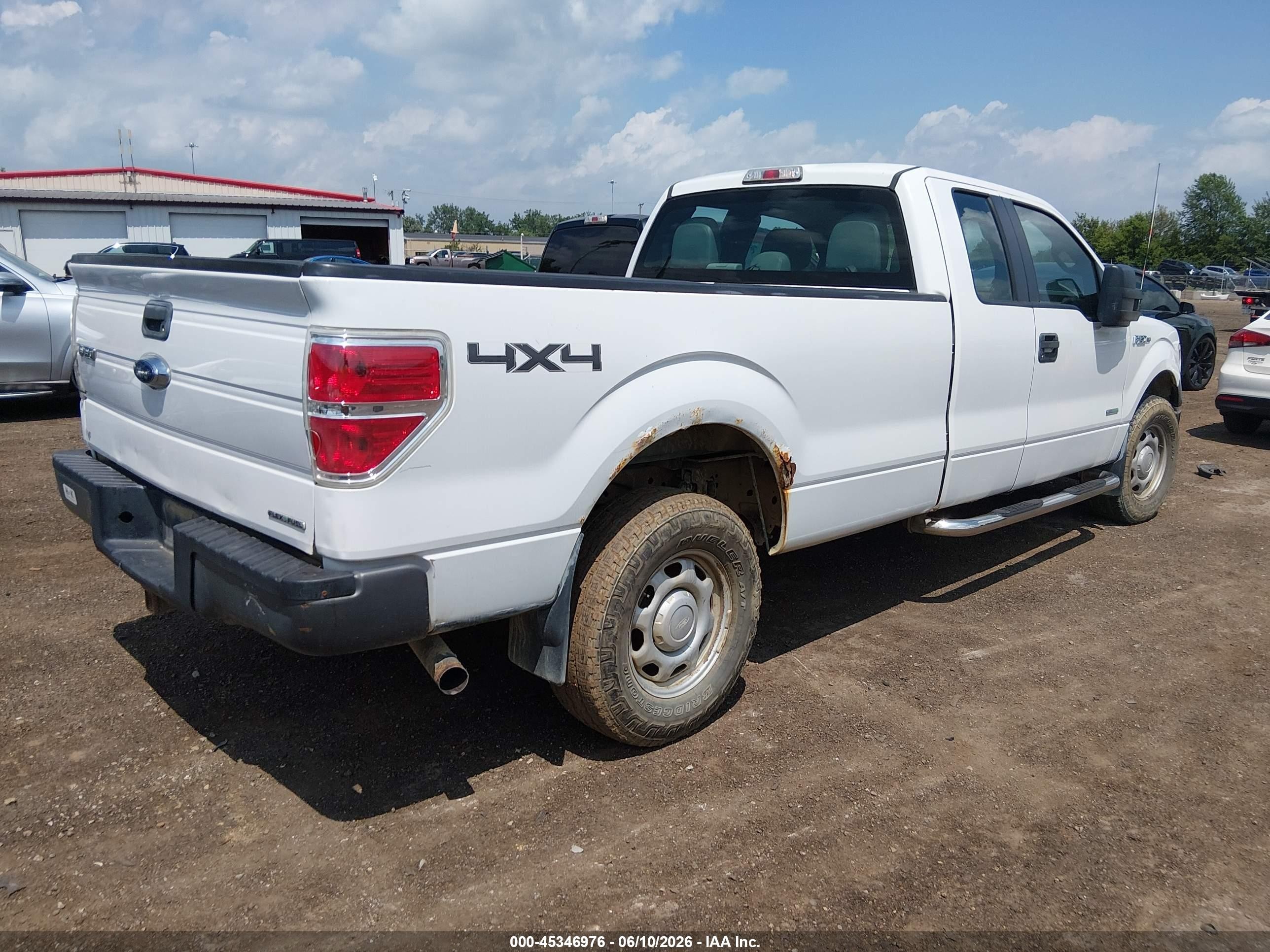 2013 Ford F-150 Xl W/hd Payload Pkg White vin: 1FTVX1ET5DKD43388