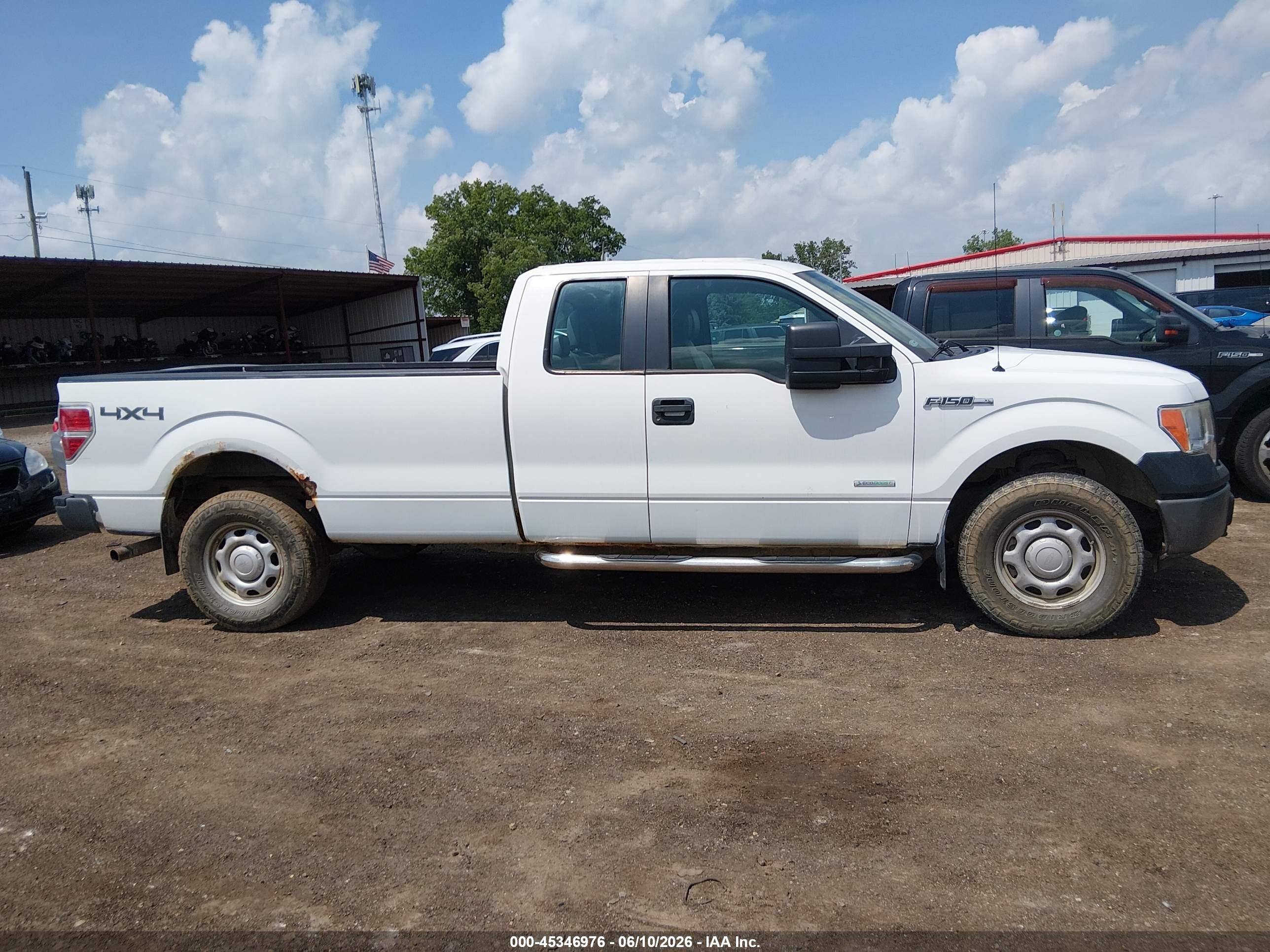 2013 Ford F-150 Xl W/hd Payload Pkg White vin: 1FTVX1ET5DKD43388