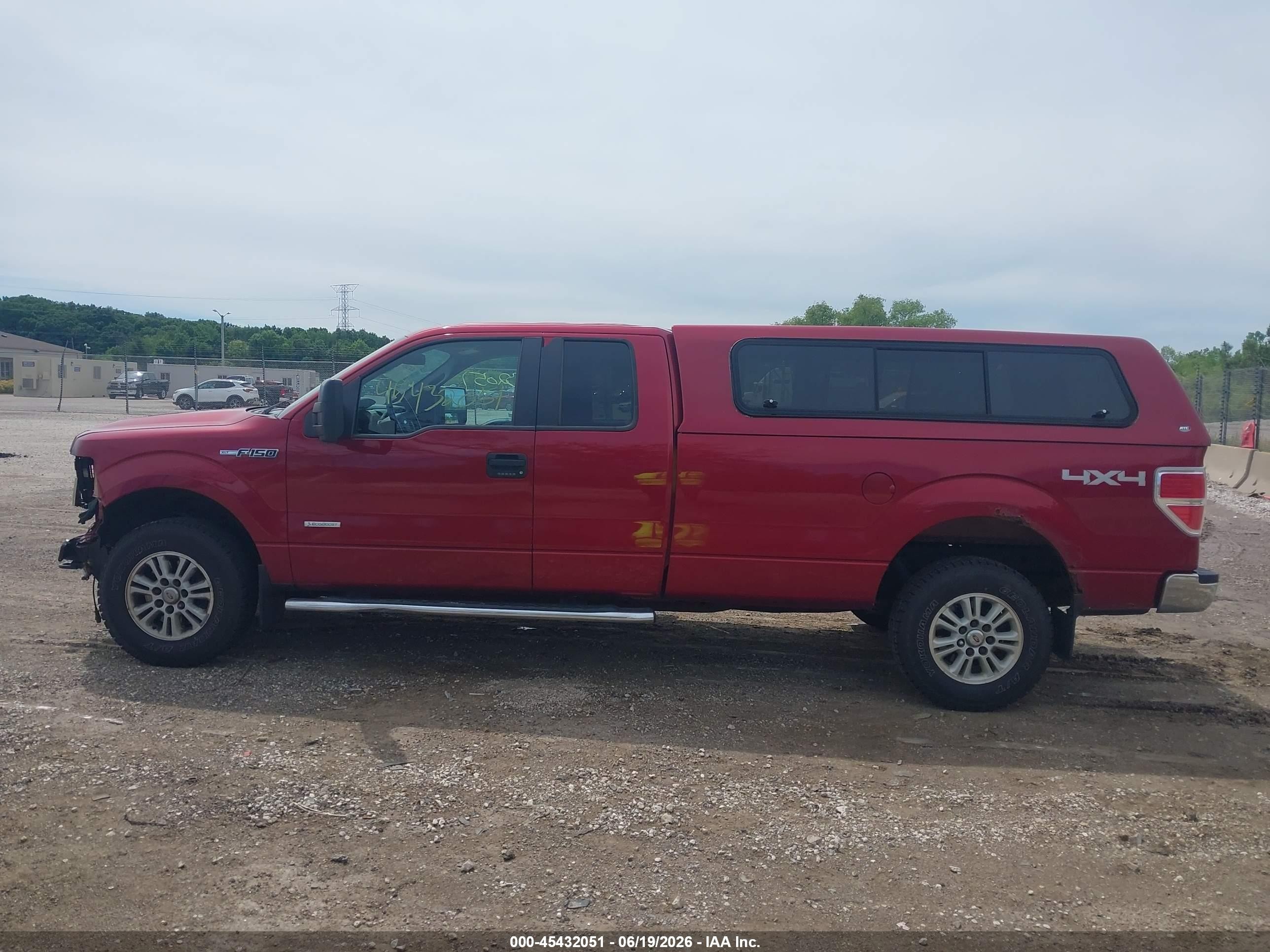 2013 Ford F-150 Xl W/hd Payload Pkg/xlt W/hd Payload Pkg Red vin: 1FTVX1ET5DKF88112