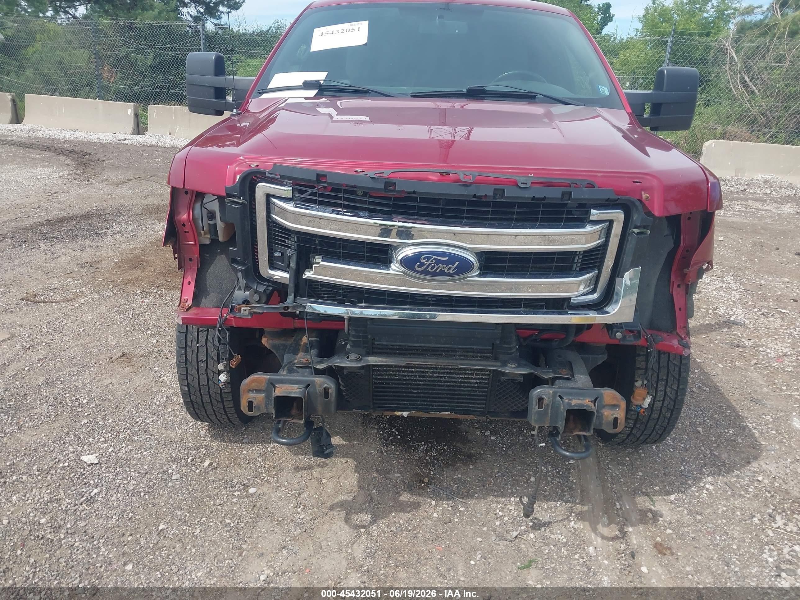2013 Ford F-150 Xl W/hd Payload Pkg/xlt W/hd Payload Pkg Red vin: 1FTVX1ET5DKF88112