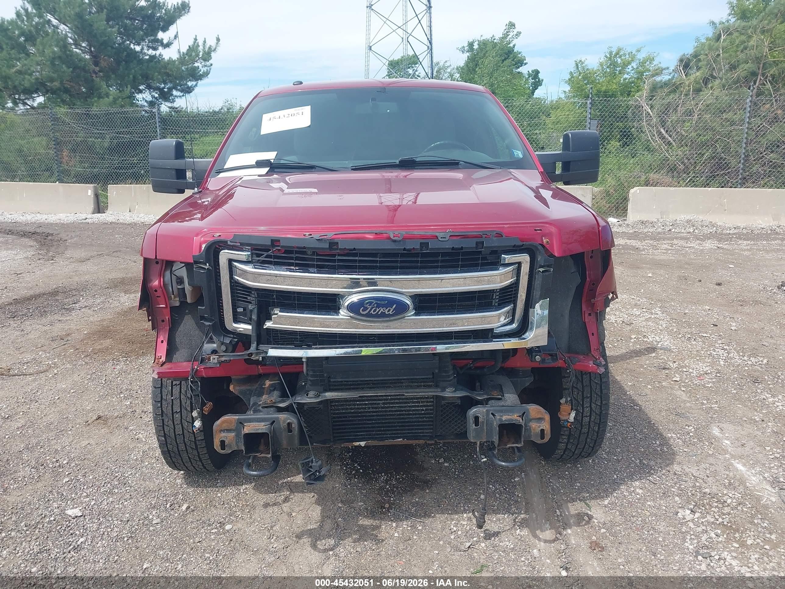 2013 Ford F-150 Xl W/hd Payload Pkg/xlt W/hd Payload Pkg Red vin: 1FTVX1ET5DKF88112