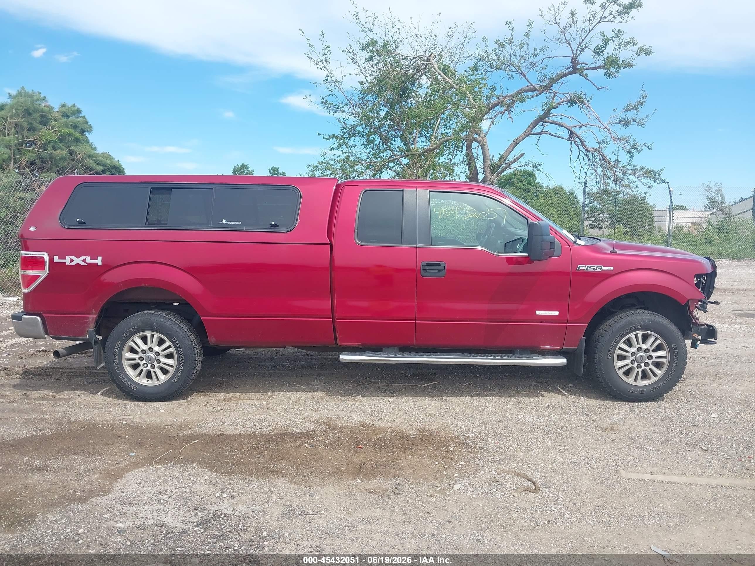 2013 Ford F-150 Xl W/hd Payload Pkg/xlt W/hd Payload Pkg Red vin: 1FTVX1ET5DKF88112