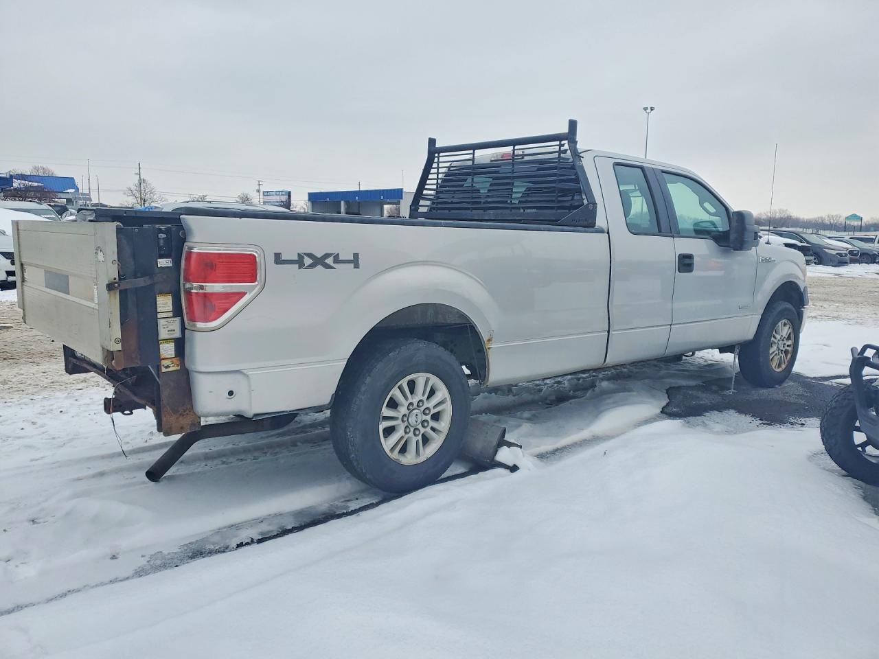 2014 Ford F150 Super Cab Silver vin: 1FTVX1ET5EKF17347
