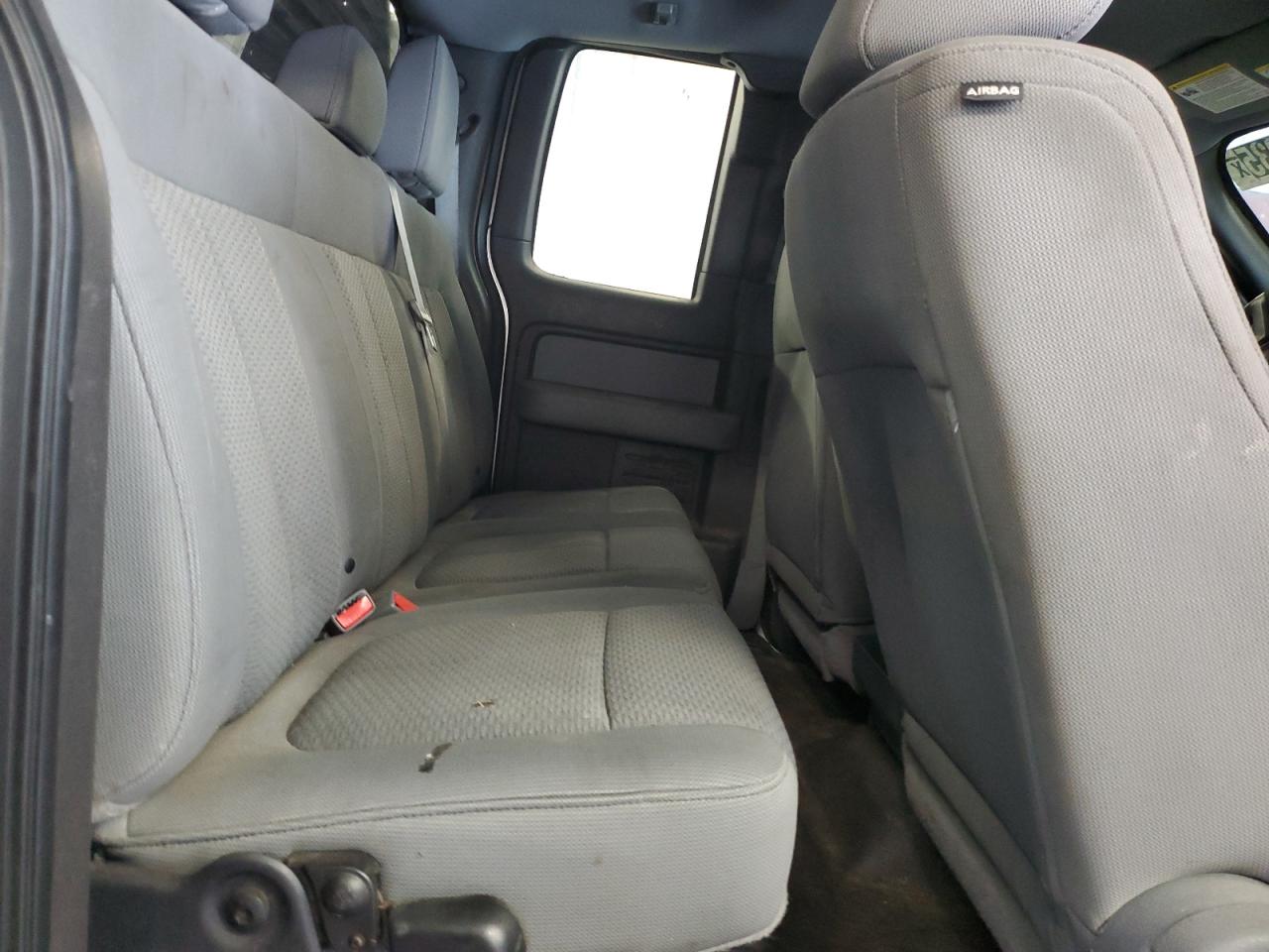 2014 Ford F150 Super Cab Silver vin: 1FTVX1ET5EKF17347 Damage: Right Rear Seat, Stained, Permanent