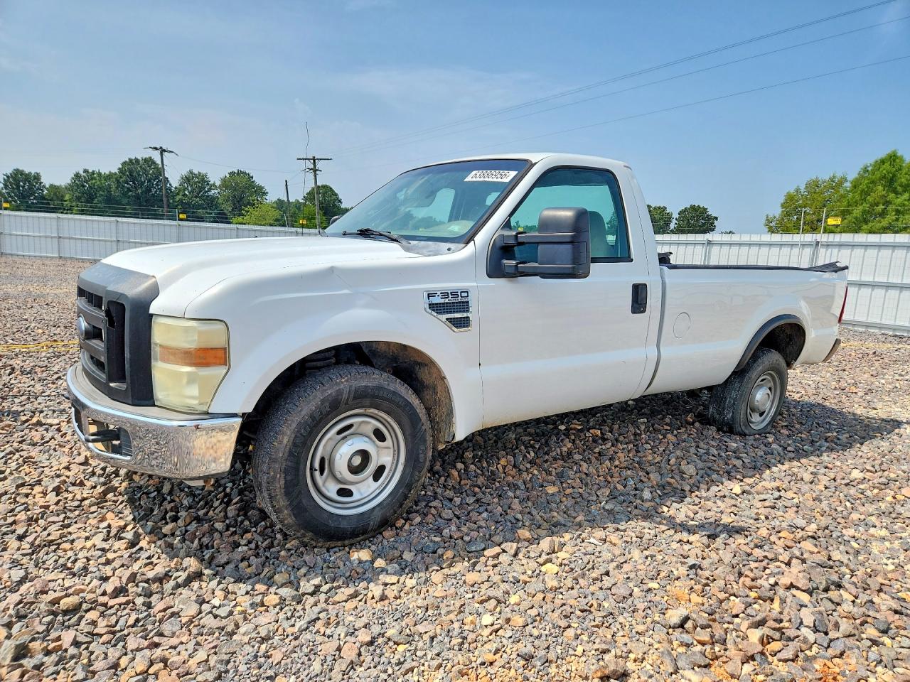 2008 Ford F350 Srw Super Duty White vin: 1FTWF30508EA81845