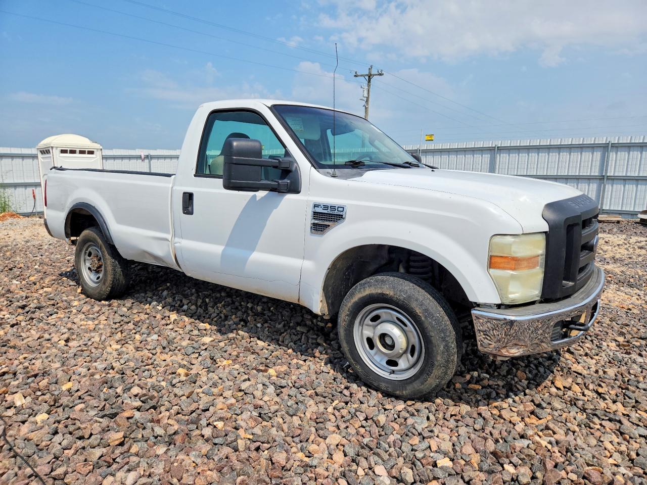 2008 Ford F350 Srw Super Duty White vin: 1FTWF30508EA81845