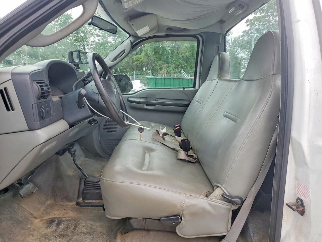 2005 Ford F350 Srw Super Duty White vin: 1FTWF31585EB79452