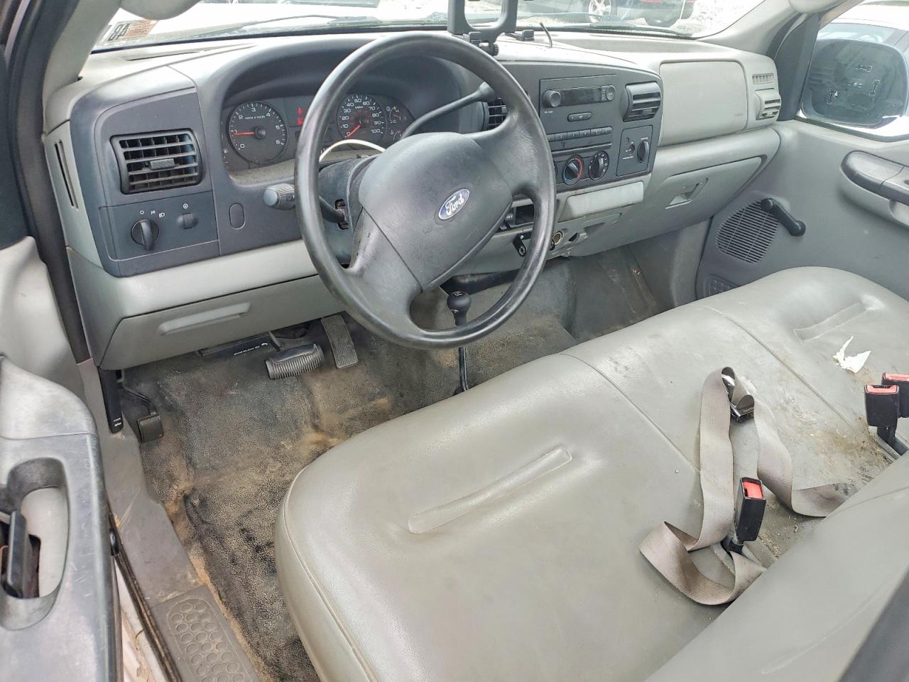 2005 Ford F350 Srw Super Duty White vin: 1FTWF31585EB79452