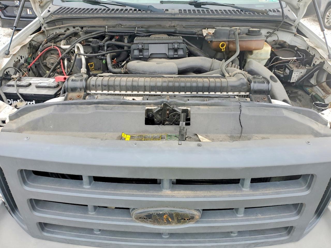 2005 Ford F350 Srw Super Duty White vin: 1FTWF31585EB79452