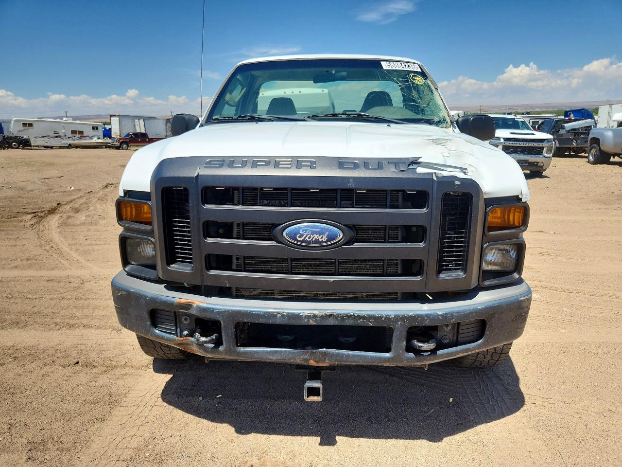 2008 Ford F350 Srw Super Duty White vin: 1FTWF31Y98EE47200