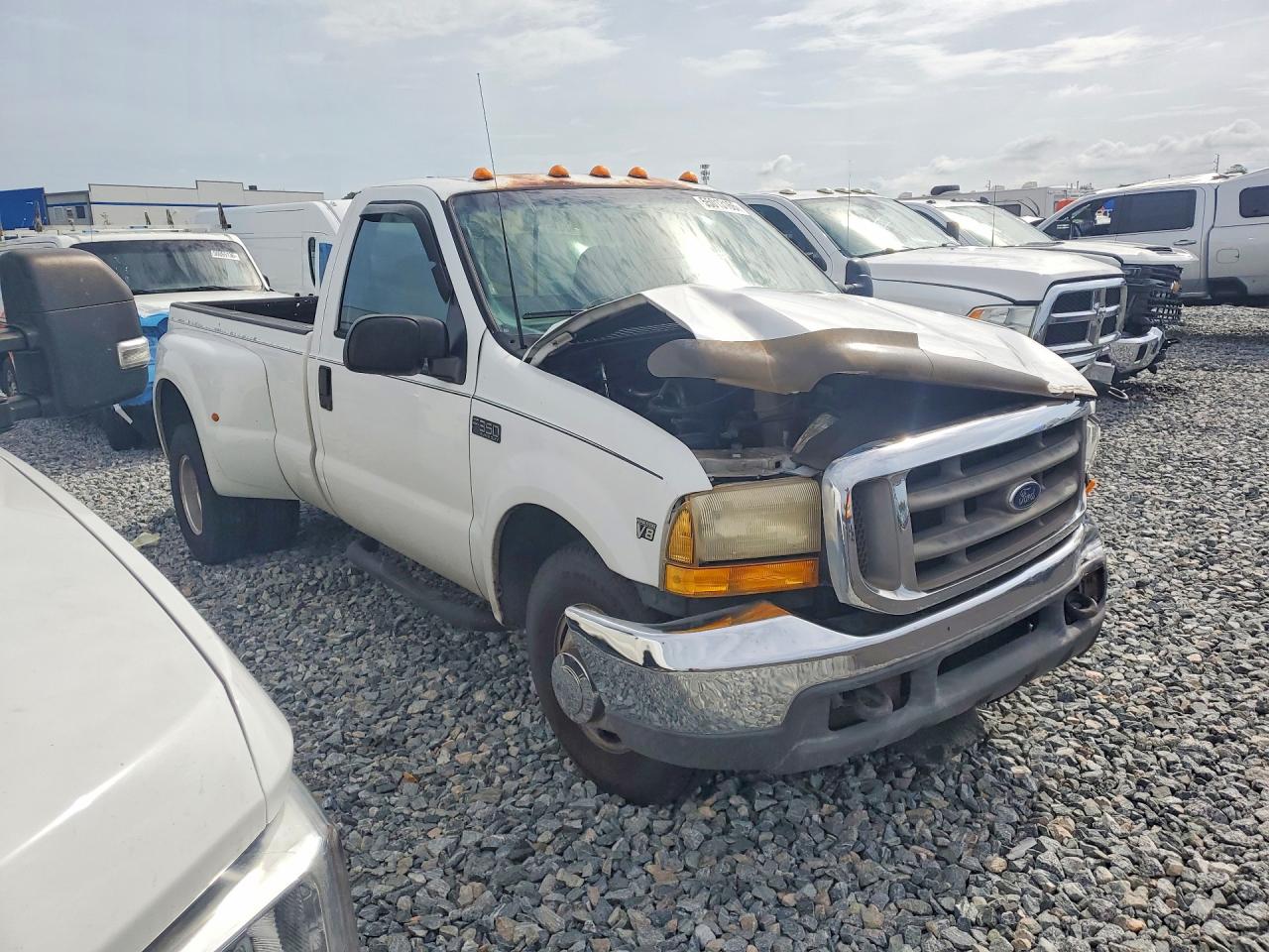 1999 Ford F350 Super Duty White vin: 1FTWF32F6XEB13086