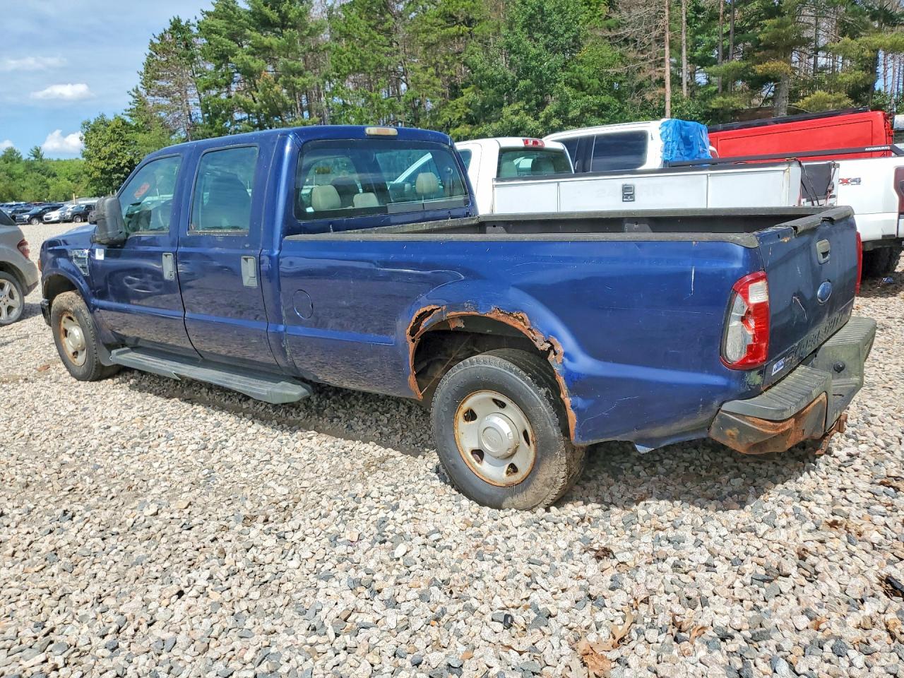 2008 Ford F350 Srw Super Duty Синий vin: 1FTWW30568EB33365