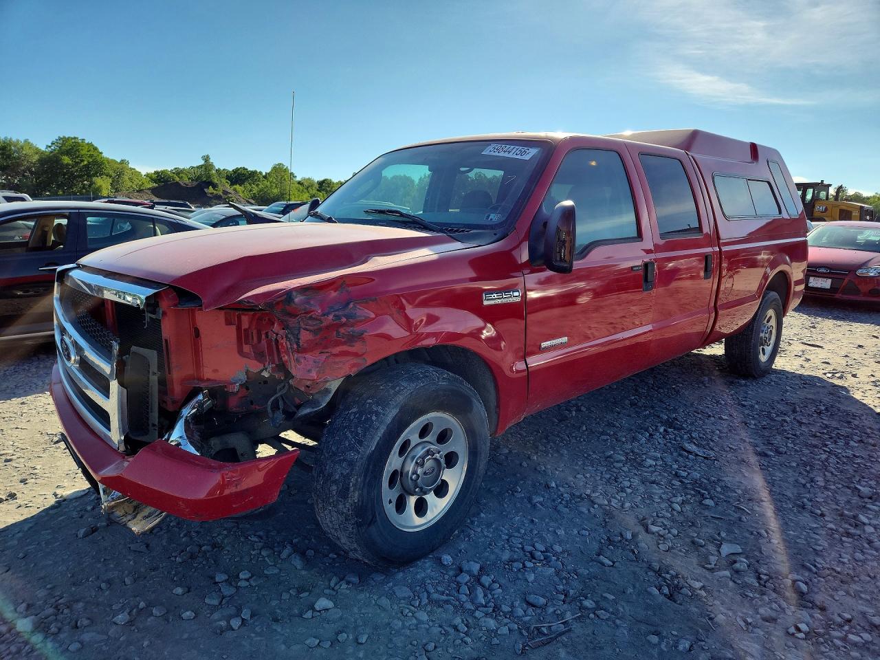 2006 Ford F350 Srw Super Duty Red vin: 1FTWW30P36EC61884