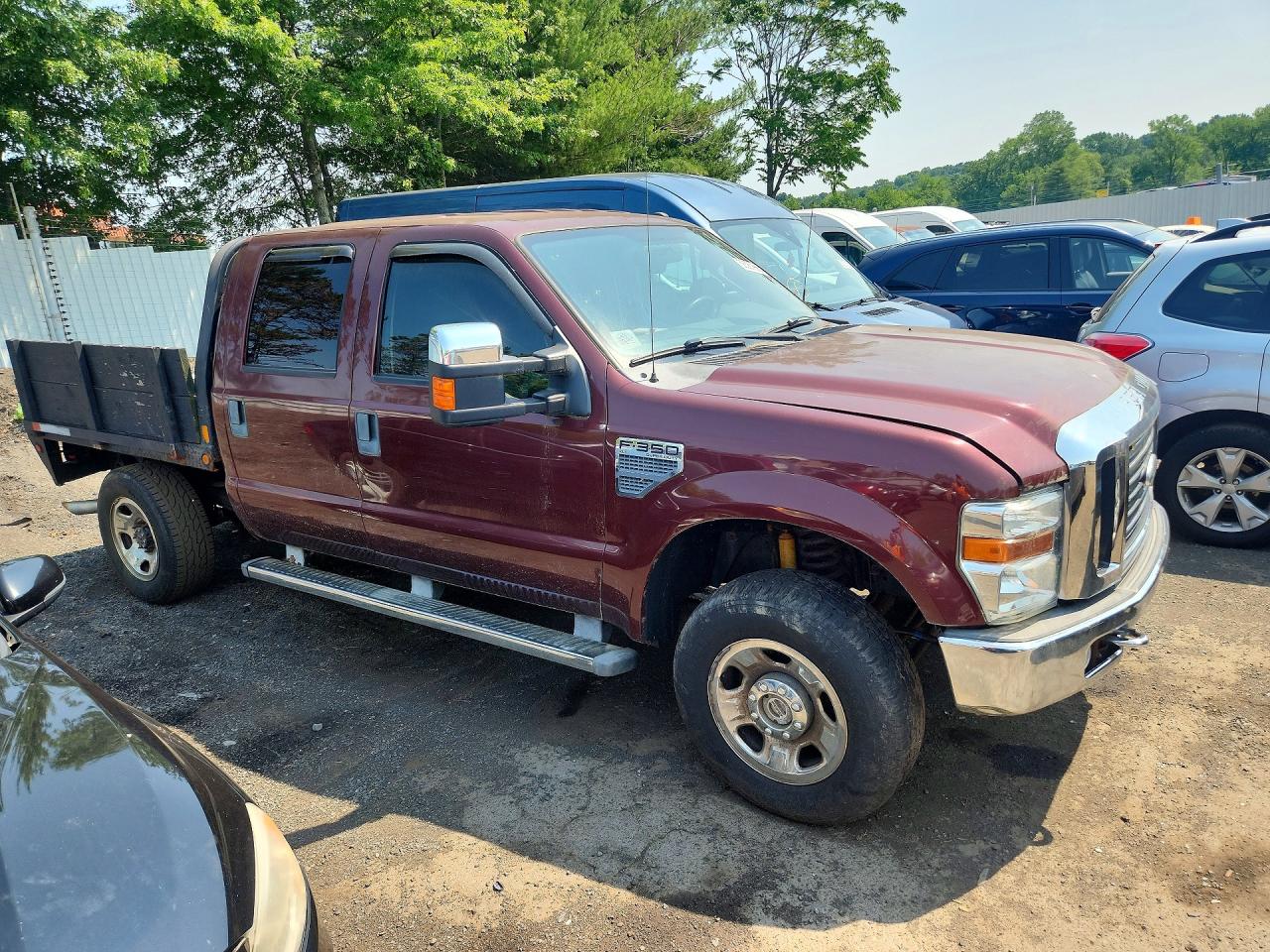 2009 Ford F350 Super Duty Burgundy vin: 1FTWW31509EA60414
